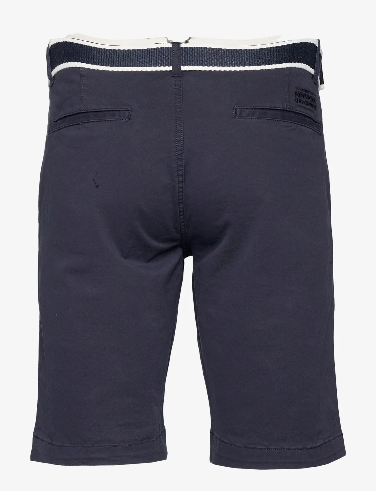 Sebago - DKS Belted Bermuda Shorts - chino shorts - dark navy - 1