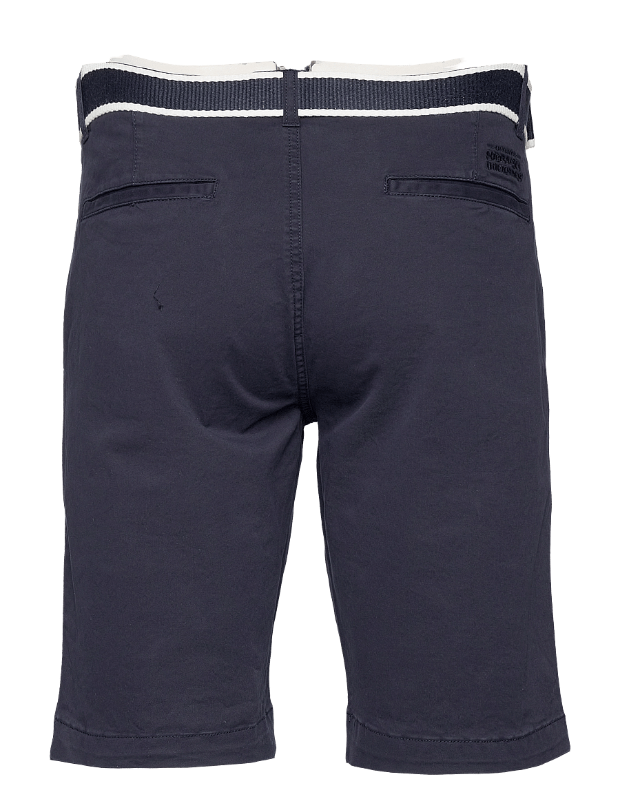 Sebago - DKS Belted Bermuda Shorts - chinos shorts - dark navy - 1