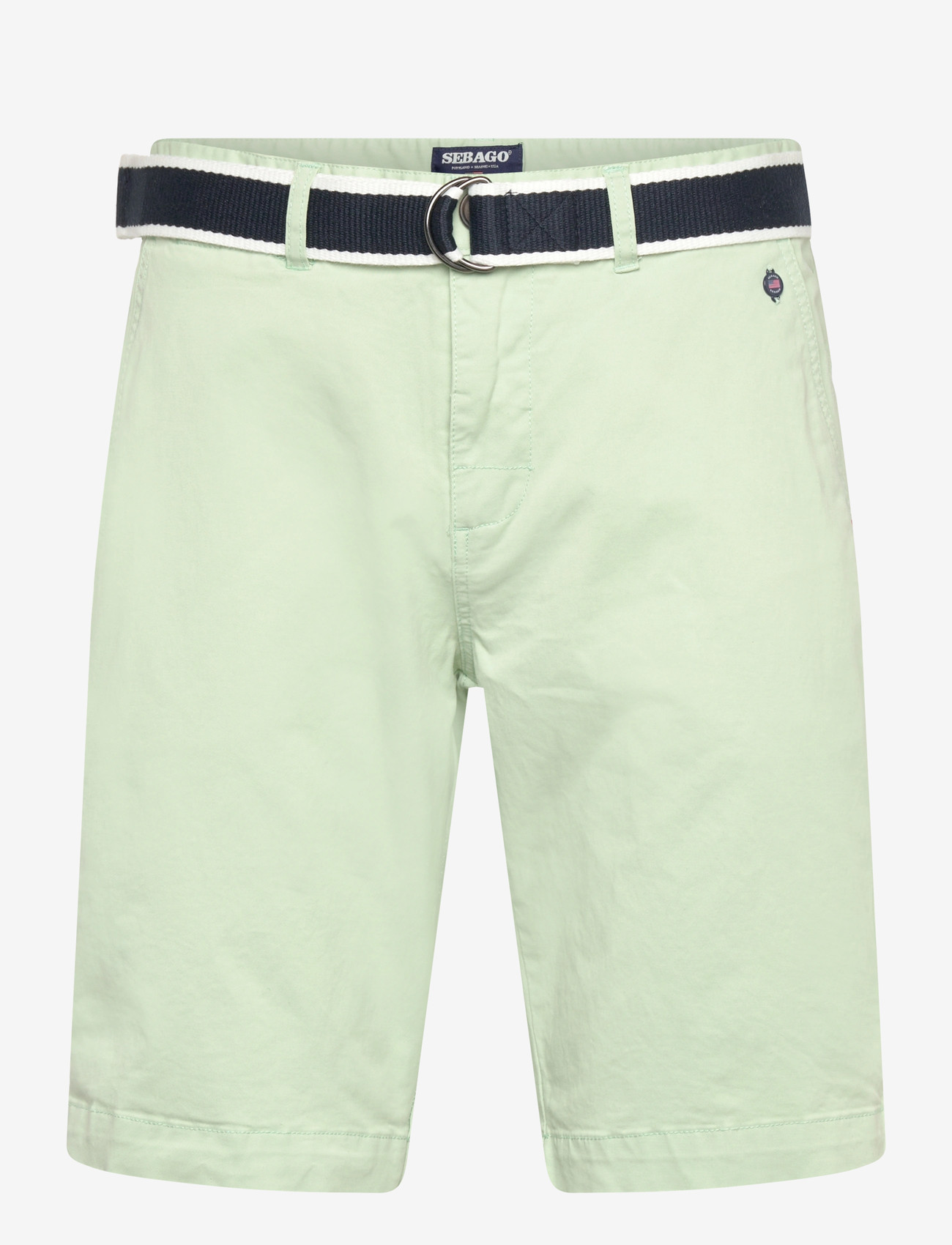 Sebago - DKS Belted Bermuda Shorts - chinos shorts - popsicle green - 1