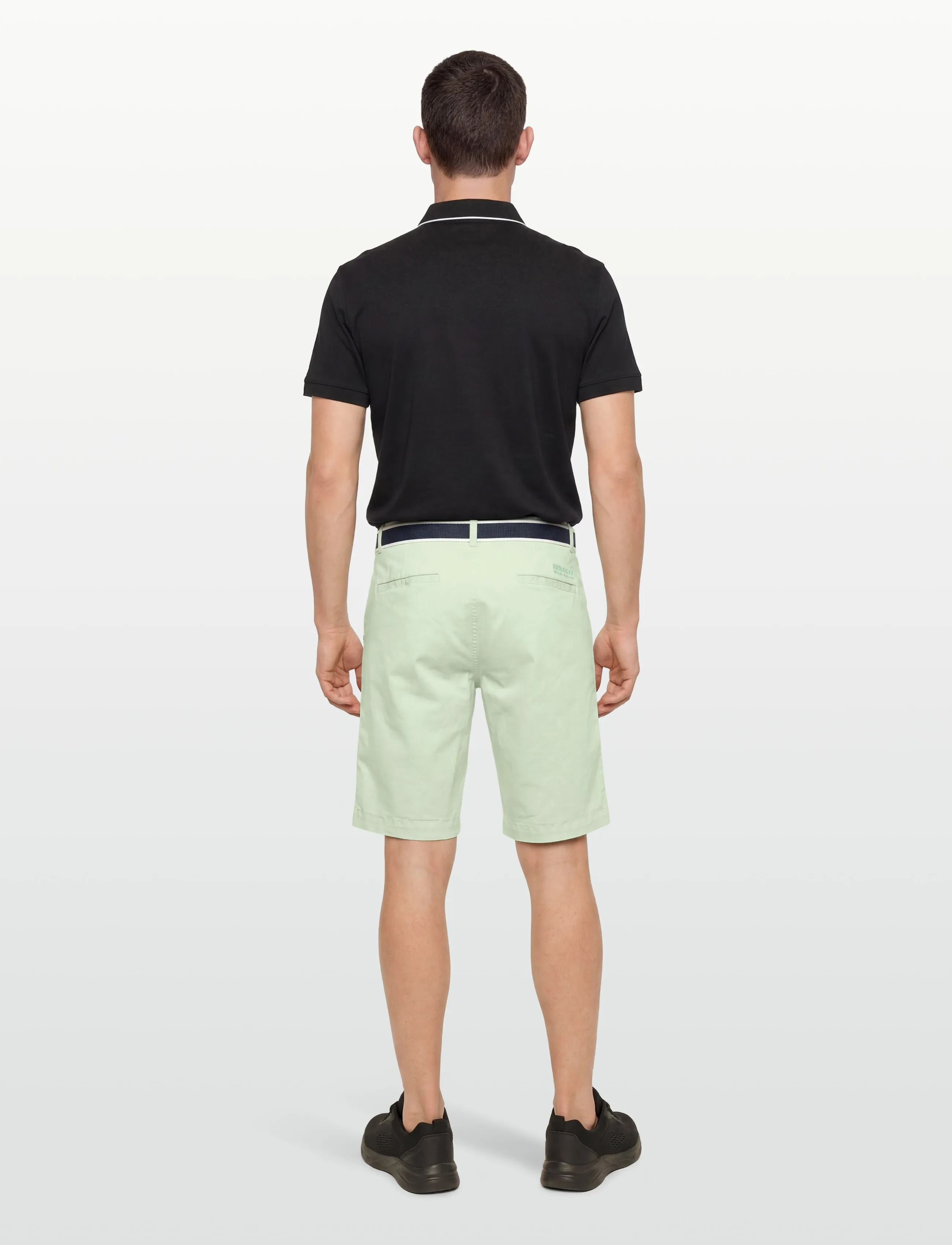 Sebago - DKS Belted Bermuda Shorts - chino lühikesed püksid - popsicle green - 4