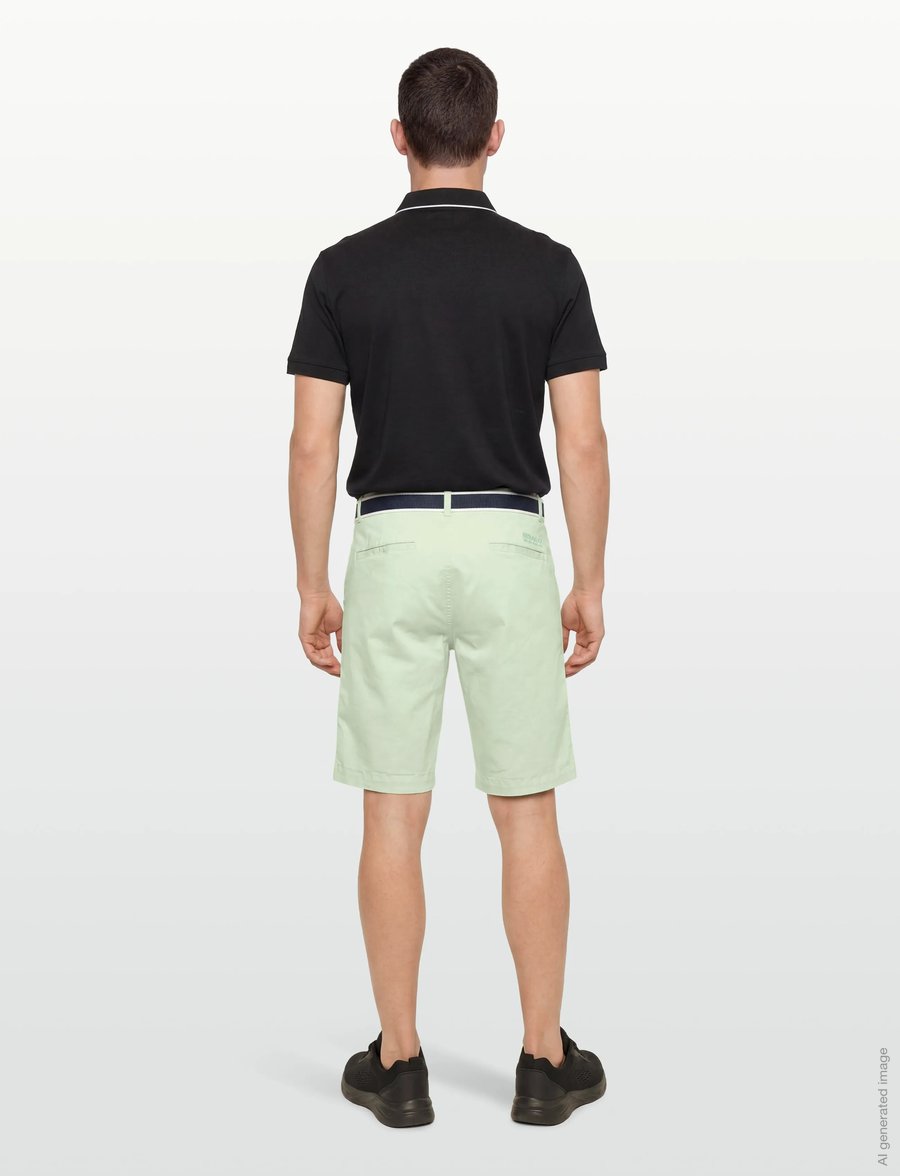 Sebago - DKS Belted Bermuda Shorts - chino lühikesed püksid - popsicle green - 4
