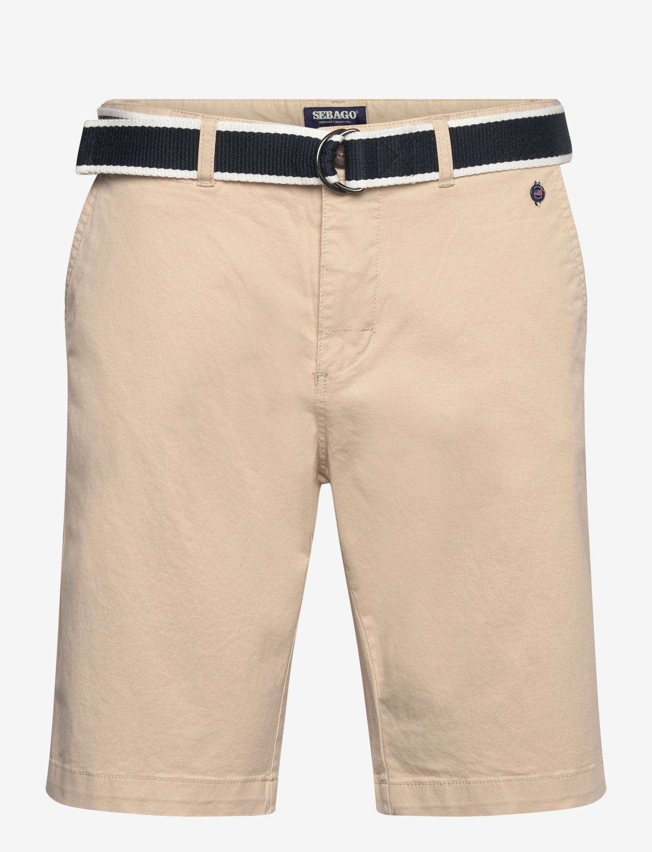 Sebago - DKS Belted Bermuda Shorts - chinos shorts - sand - 0
