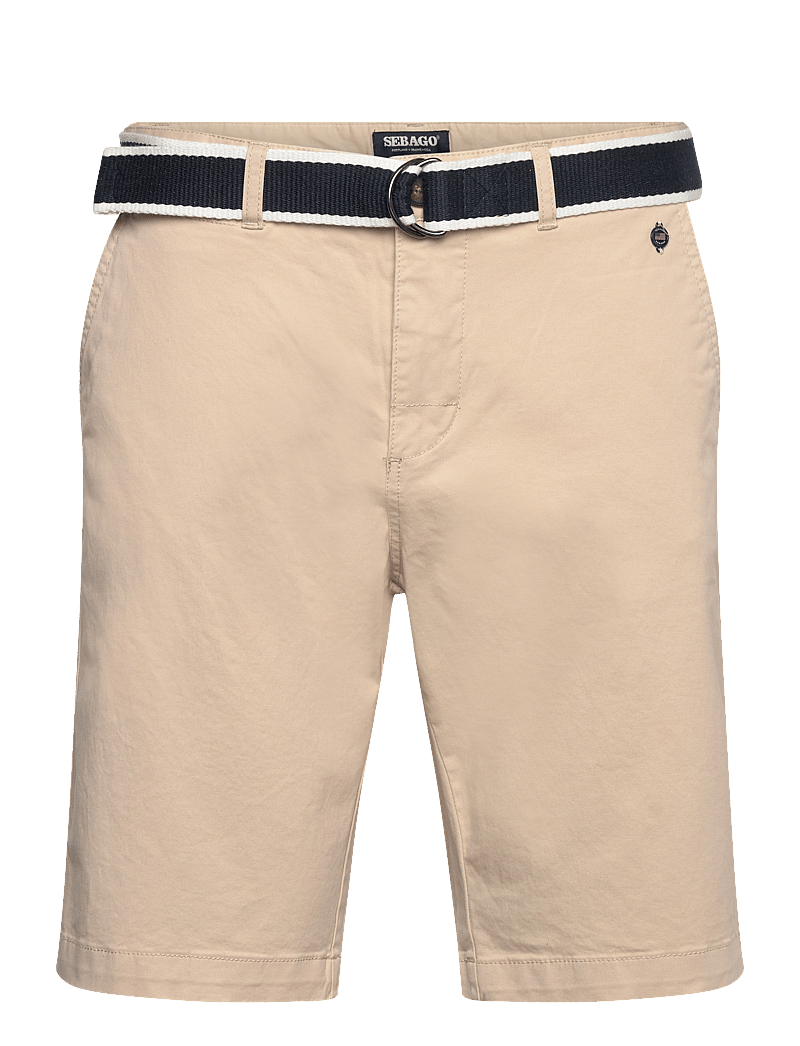 Sebago - DKS Belted Bermuda Shorts - chinos shorts - sand - 0