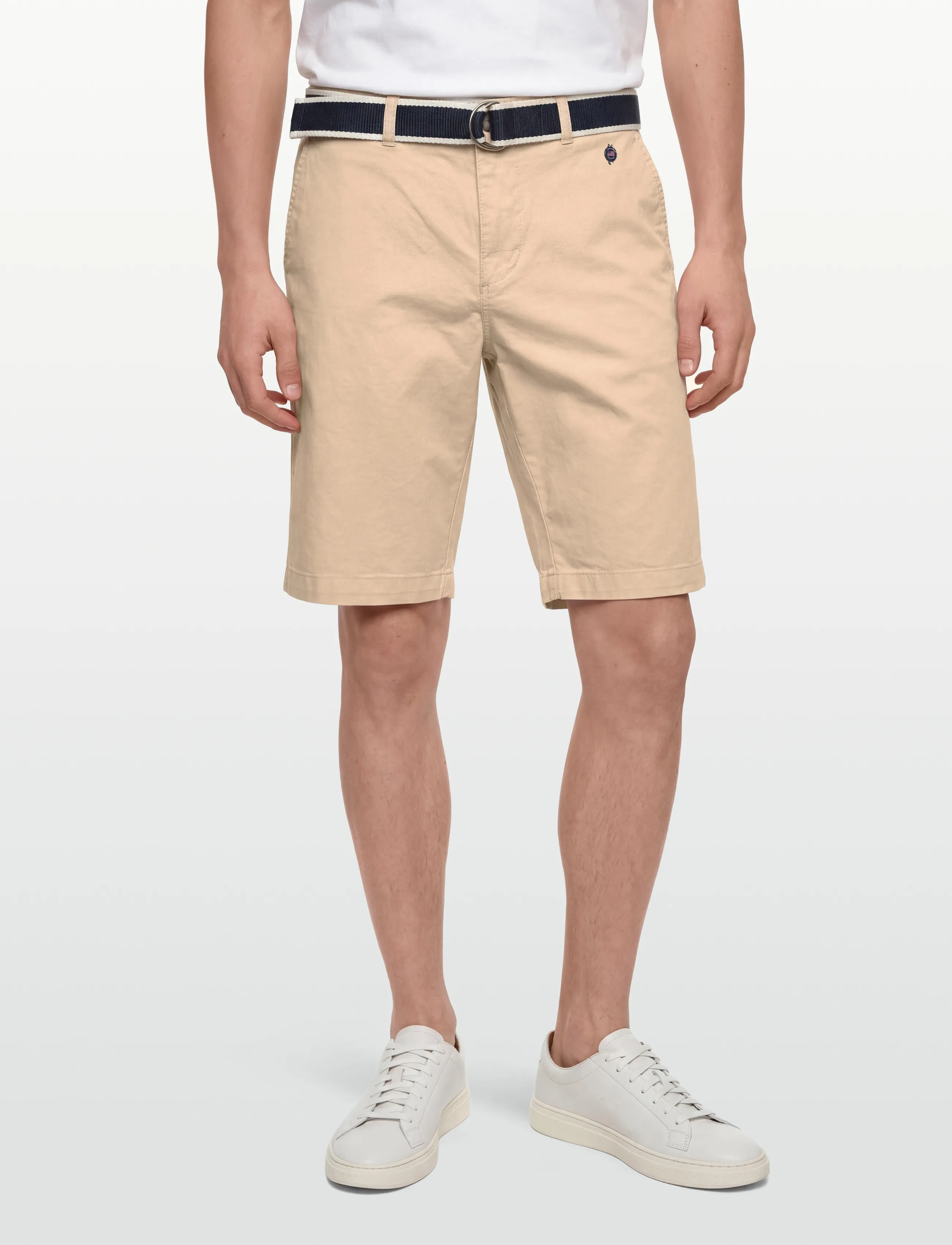 Sebago - DKS Belted Bermuda Shorts - chinos shorts - sand - 3