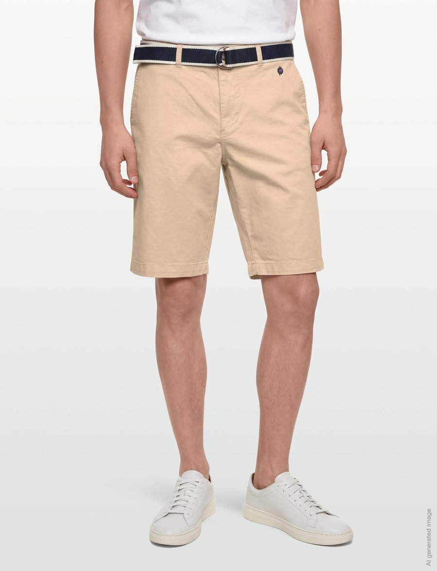 Sebago - DKS Belted Bermuda Shorts - lühikesed chino-püksid - sand - 3