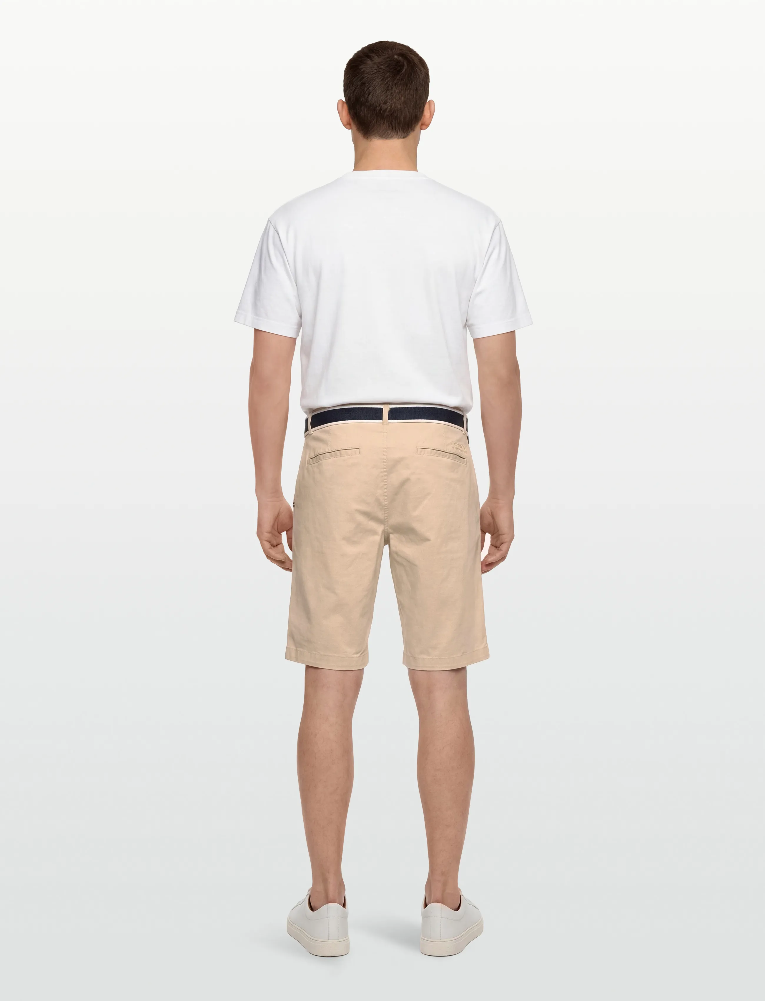 Sebago - DKS Belted Bermuda Shorts - chinos shorts - sand - 4