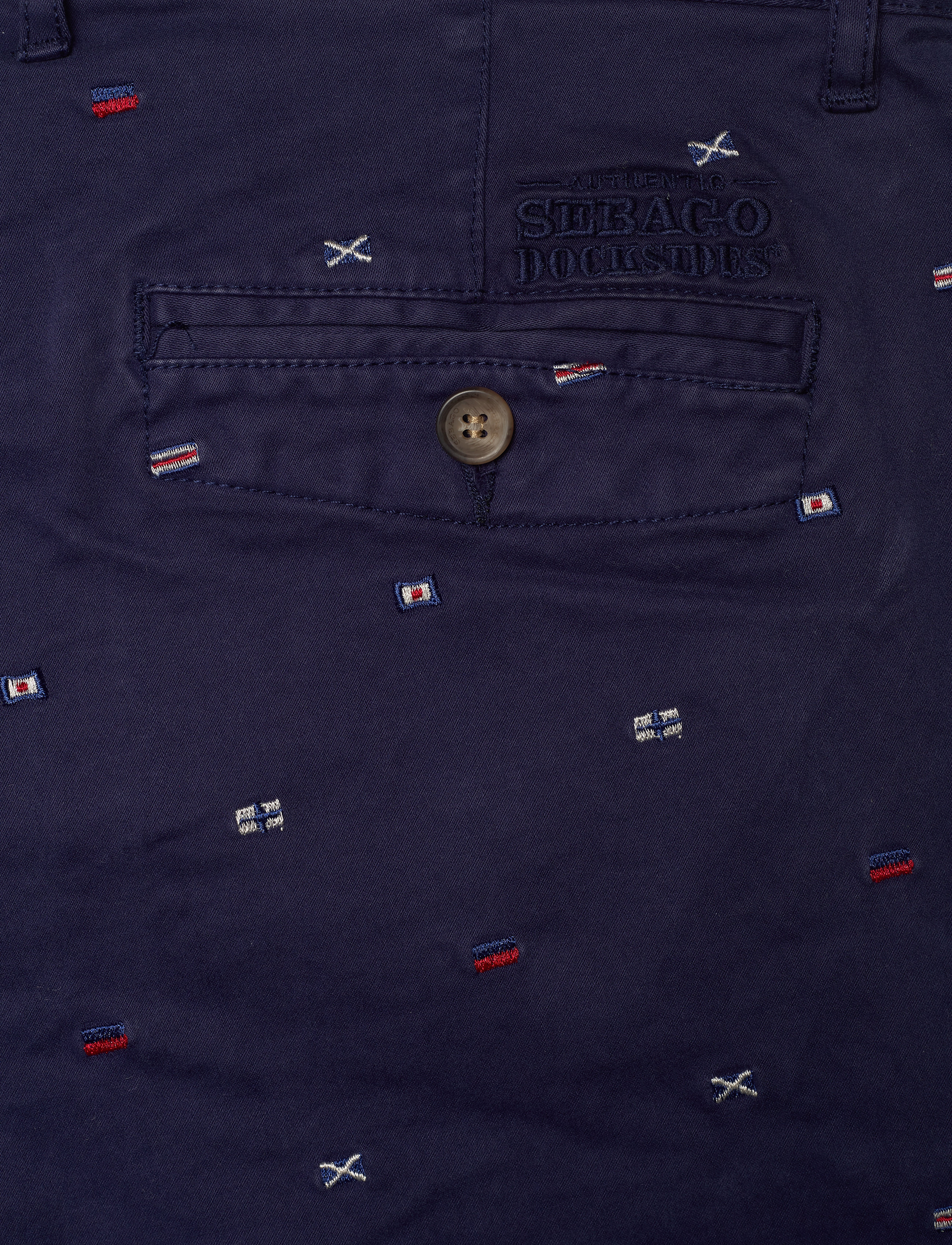 Sebago - Docksides Flag Bermuda Shorts - navy - 4