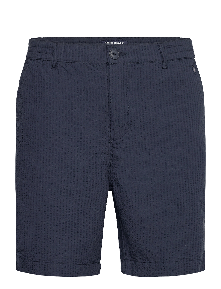 Sebago - Seersucker Shorts - navy - 0