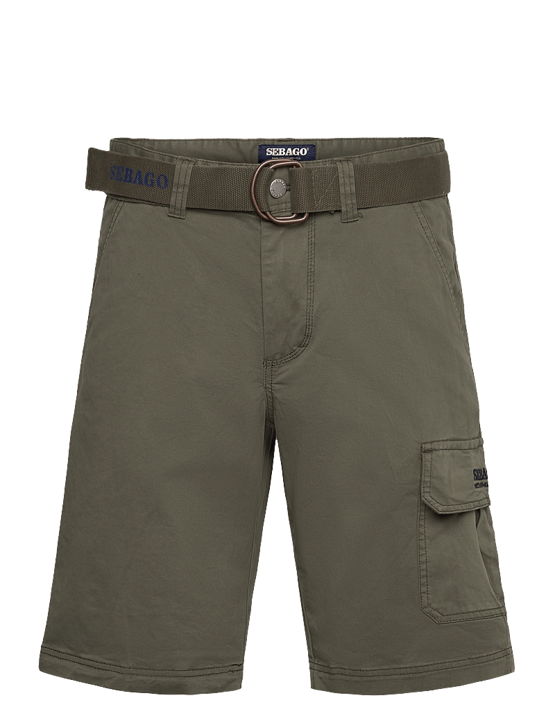 Sebago - Outwashed Pocket Shorts - kasdienio stiliaus šortai - dark sage - 0