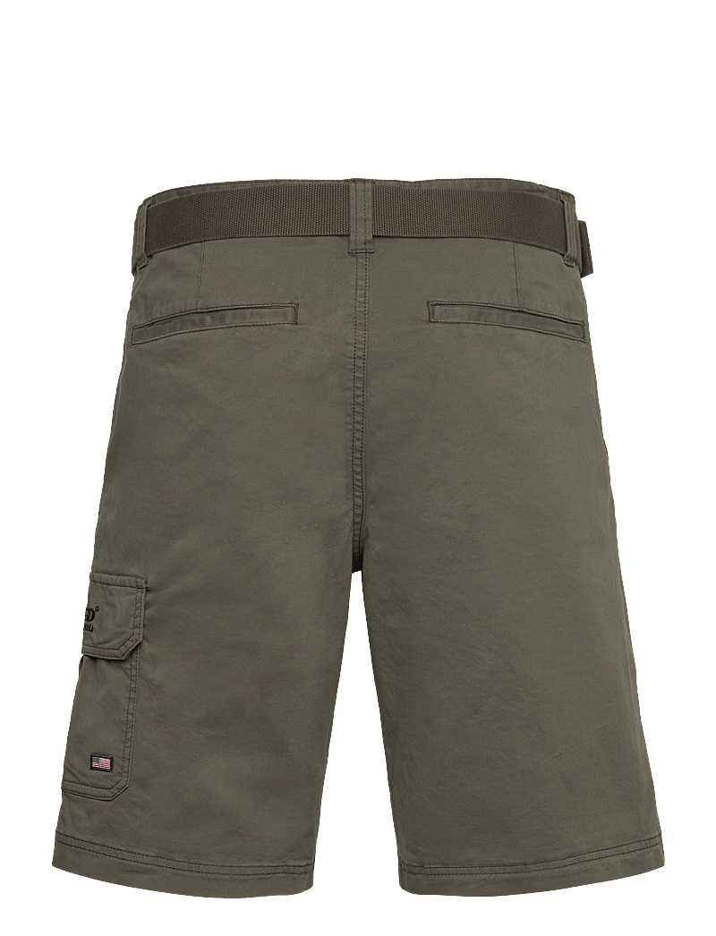 Sebago - Outwashed Pocket Shorts - kasdienio stiliaus šortai - dark sage - 1