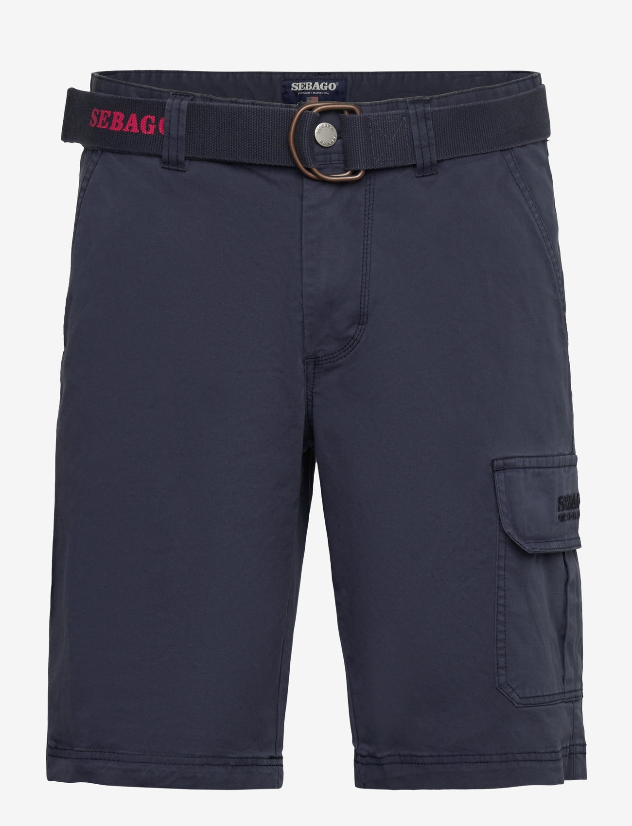 Sebago - Outwashed Pocket Shorts - casual shorts - navy - 0