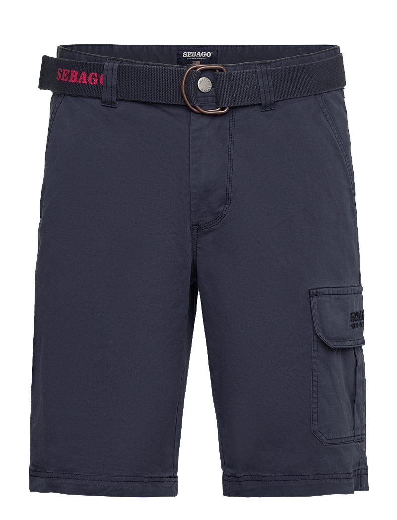 Sebago - Outwashed Pocket Shorts - casual shorts - navy - 0