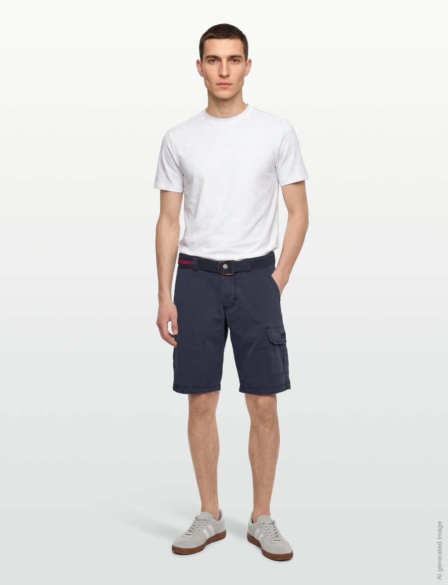 Sebago - Outwashed Pocket Shorts - freizeitshorts - navy - 0