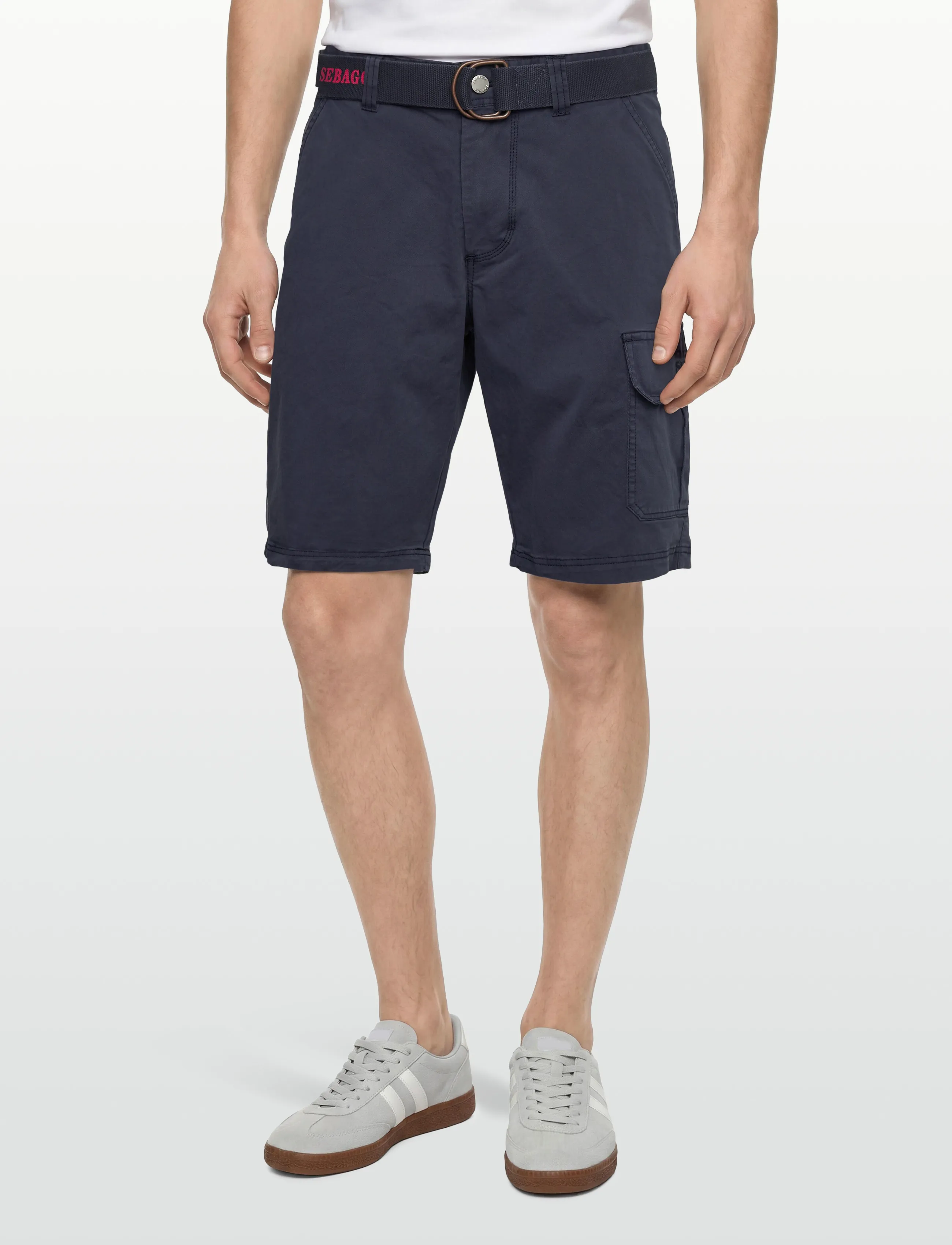Sebago - Outwashed Pocket Shorts - casual shorts - navy - 3