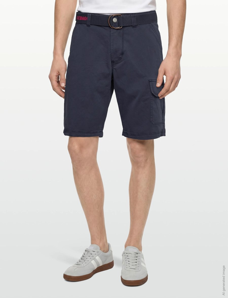 Sebago - Outwashed Pocket Shorts - freizeitshorts - navy - 3