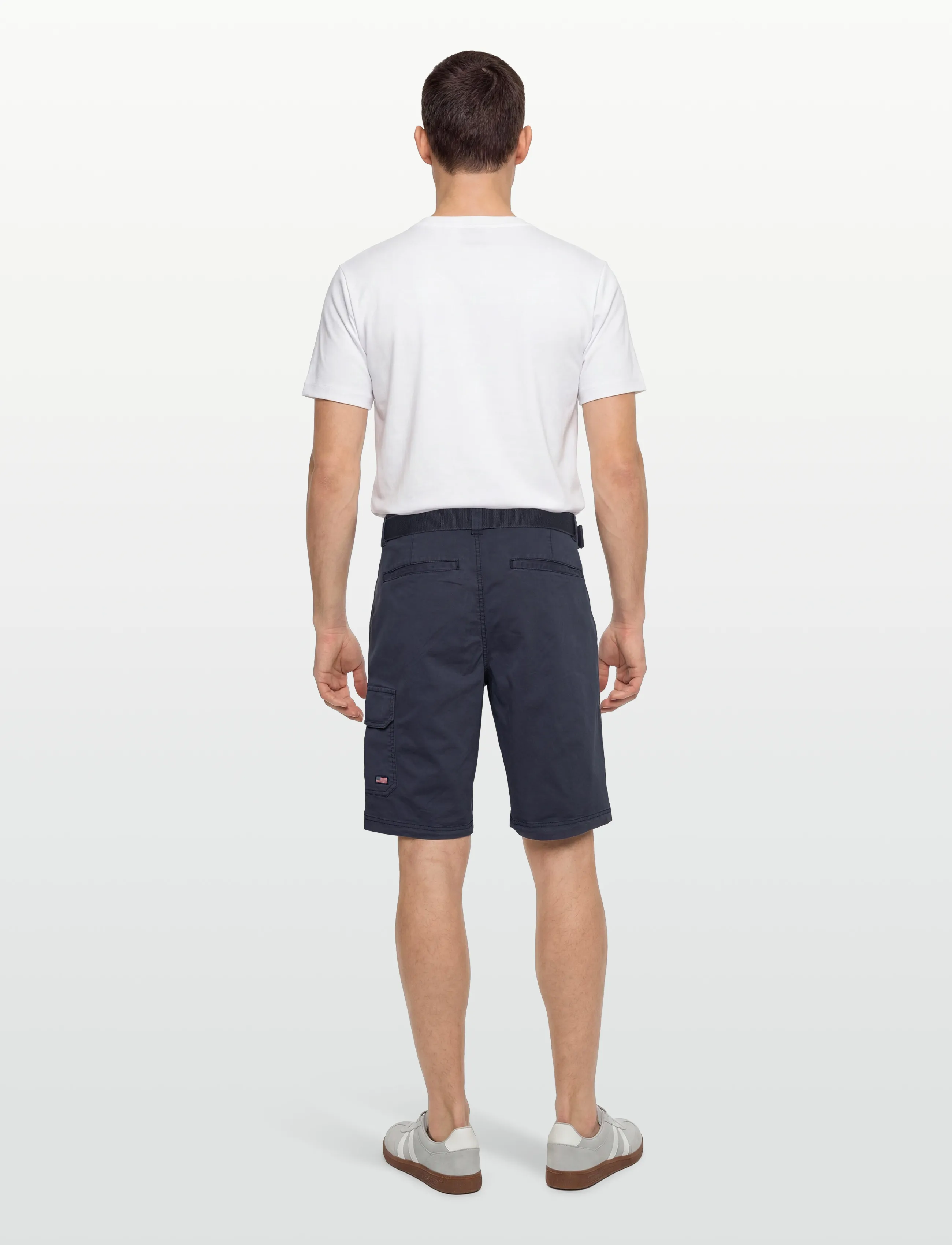 Sebago - Outwashed Pocket Shorts - casual shorts - navy - 4