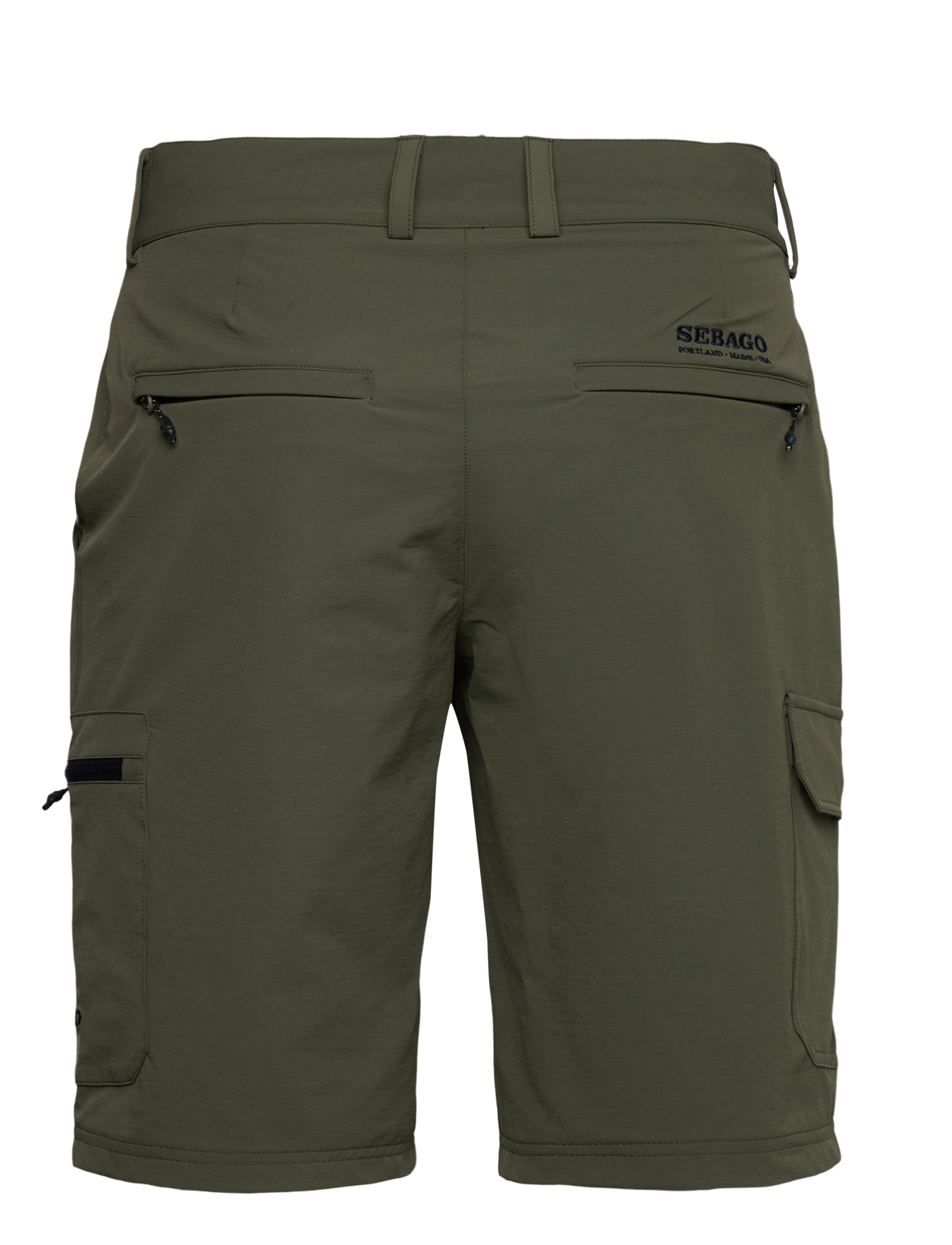 Sebago - Performance Cargo Shorts - män - dark sage - 1