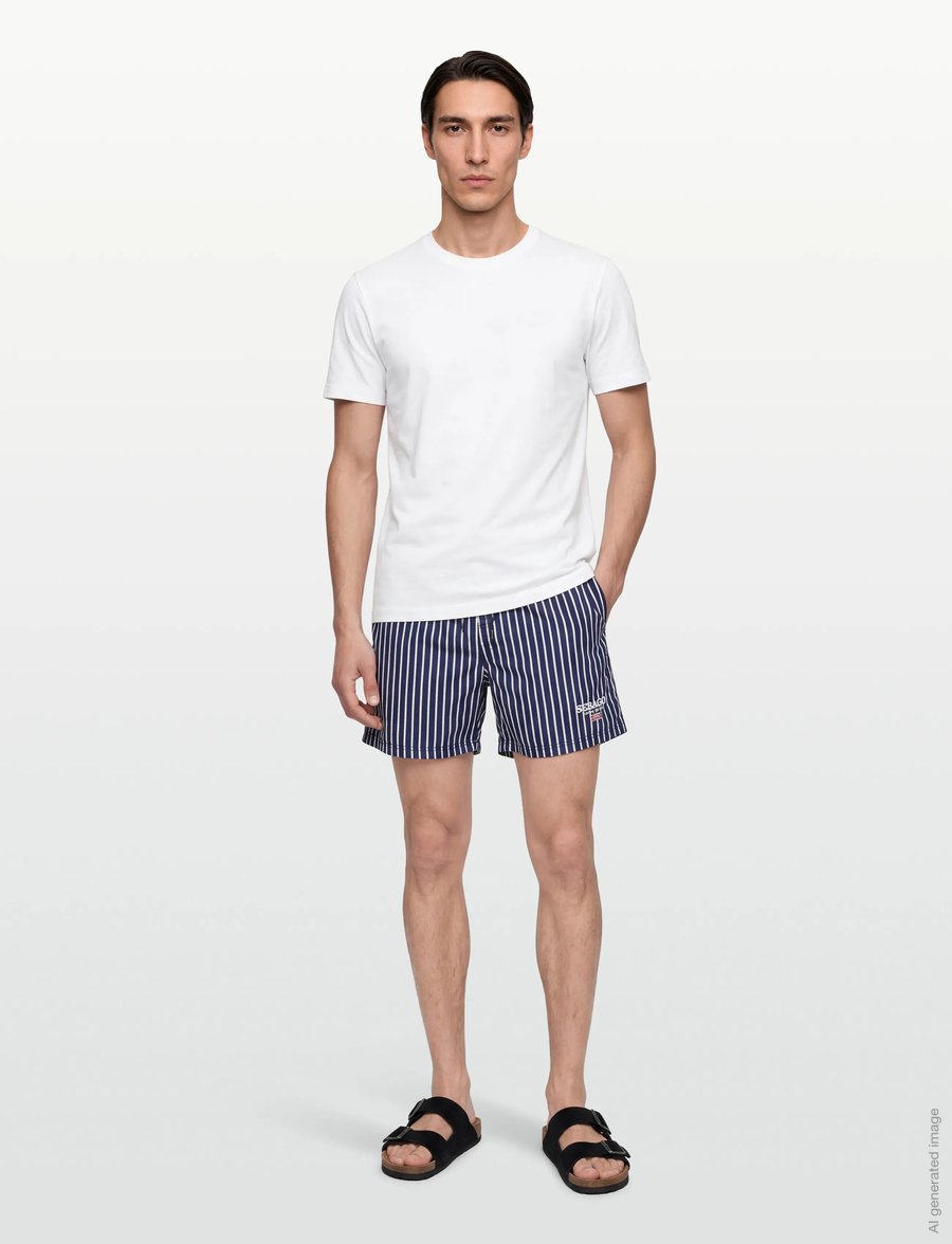 Sebago - Swim Shorts - badehose - navy/white - 0