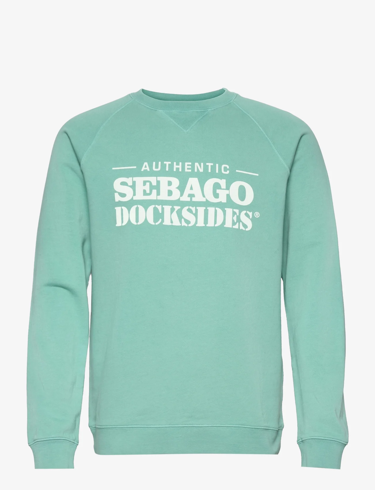 Sebago - DKS Outwashed  Crew - sweatshirts - mint - 0