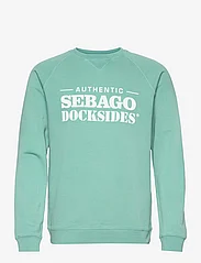 Sebago - DKS Outwashed  Crew - sweatshirts - mint - 0