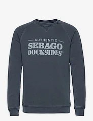 Sebago - DKS Outwashed  Crew - sweatshirts - navy - 0