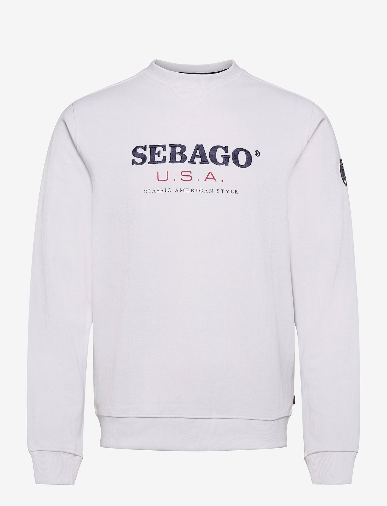 Sebago - Port Sweat Crew Neck - white - 0