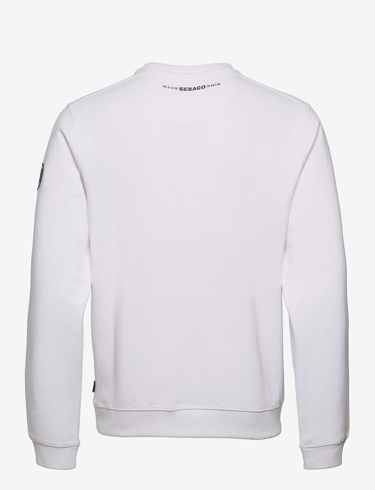 Sebago - Port Sweat Crew Neck - white - 1