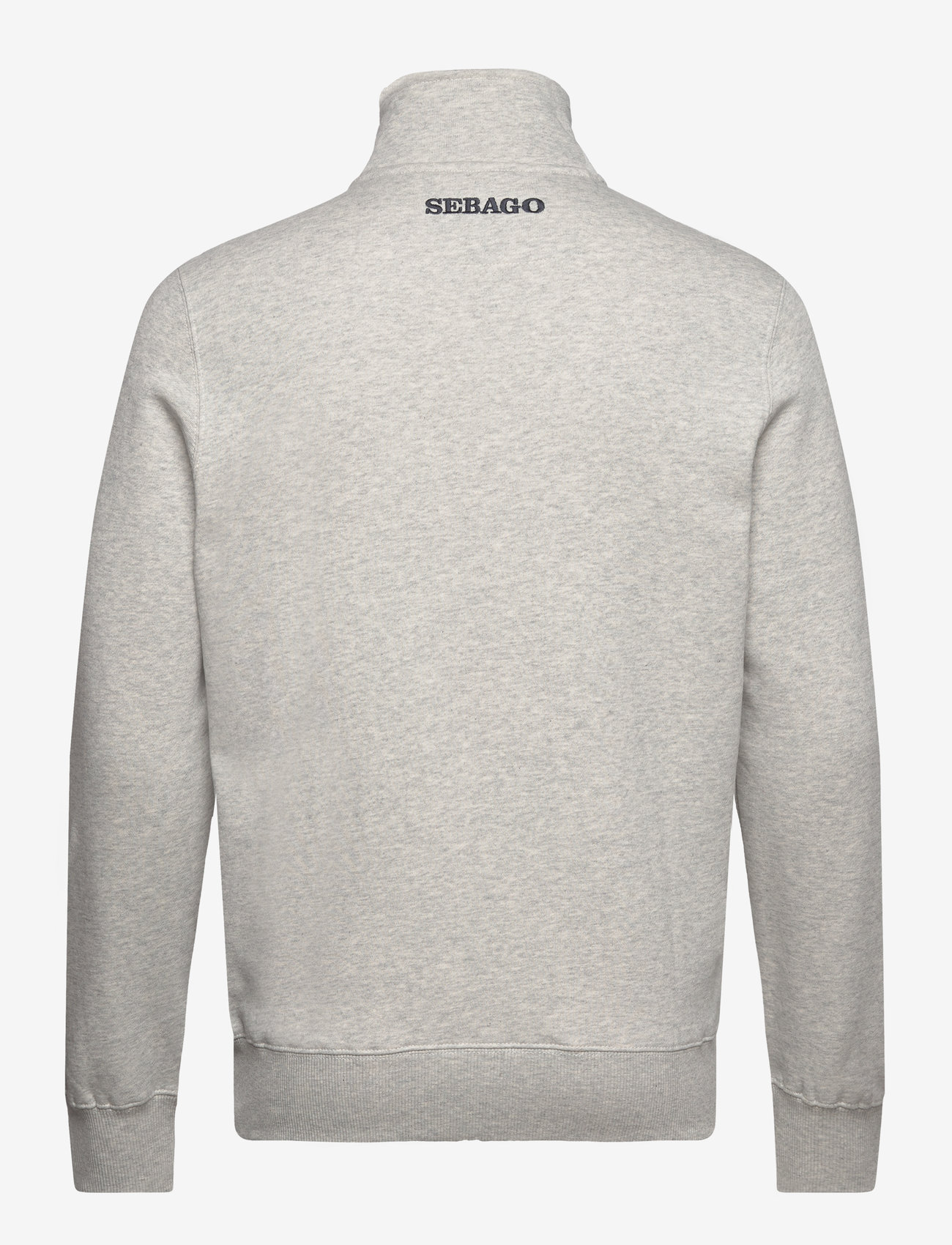 Sebago - Skipper Zip Sweatshirt - grey melange - 1