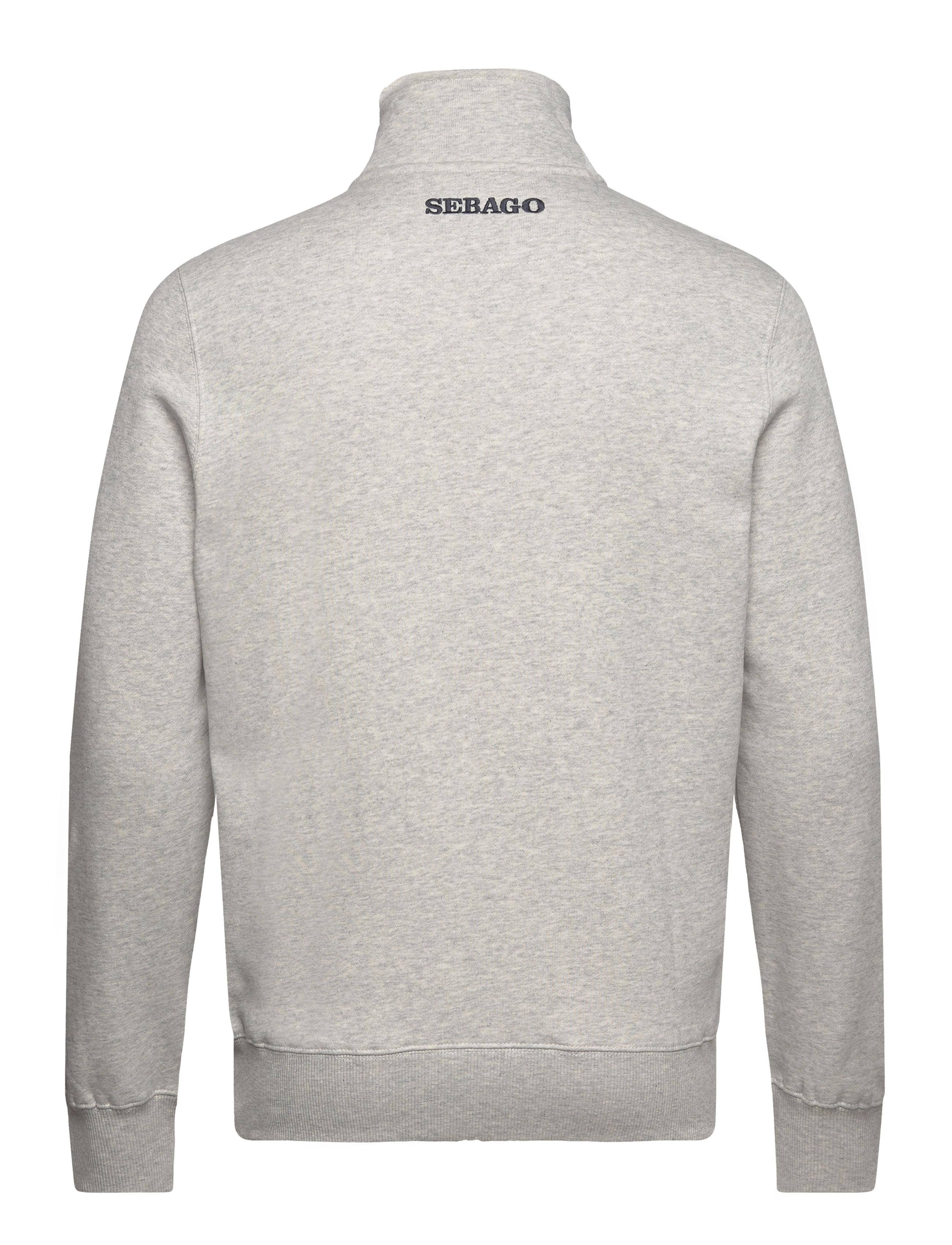 Sebago - Skipper Zip Sweatshirt - grey melange - 1