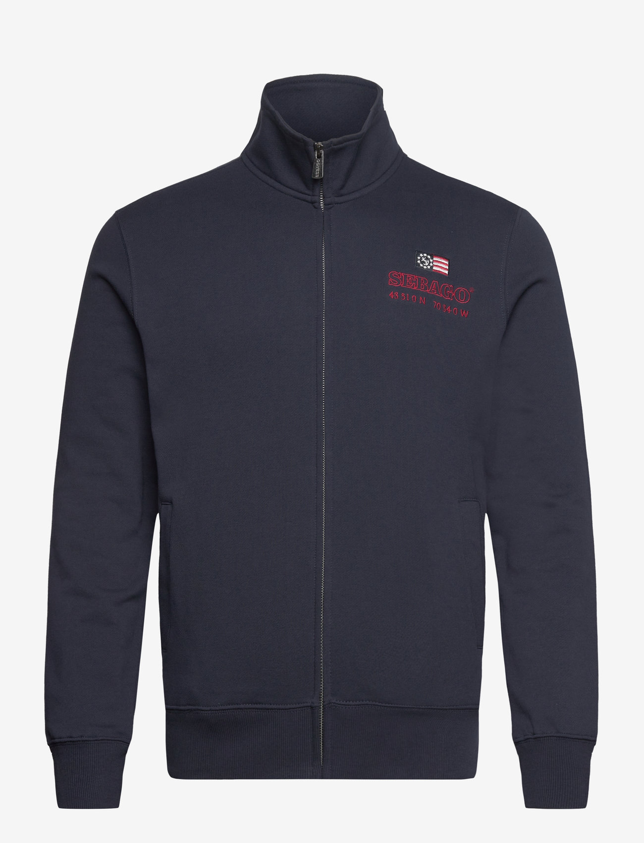 Sebago - Skipper Zip Sweatshirt - navy - 0
