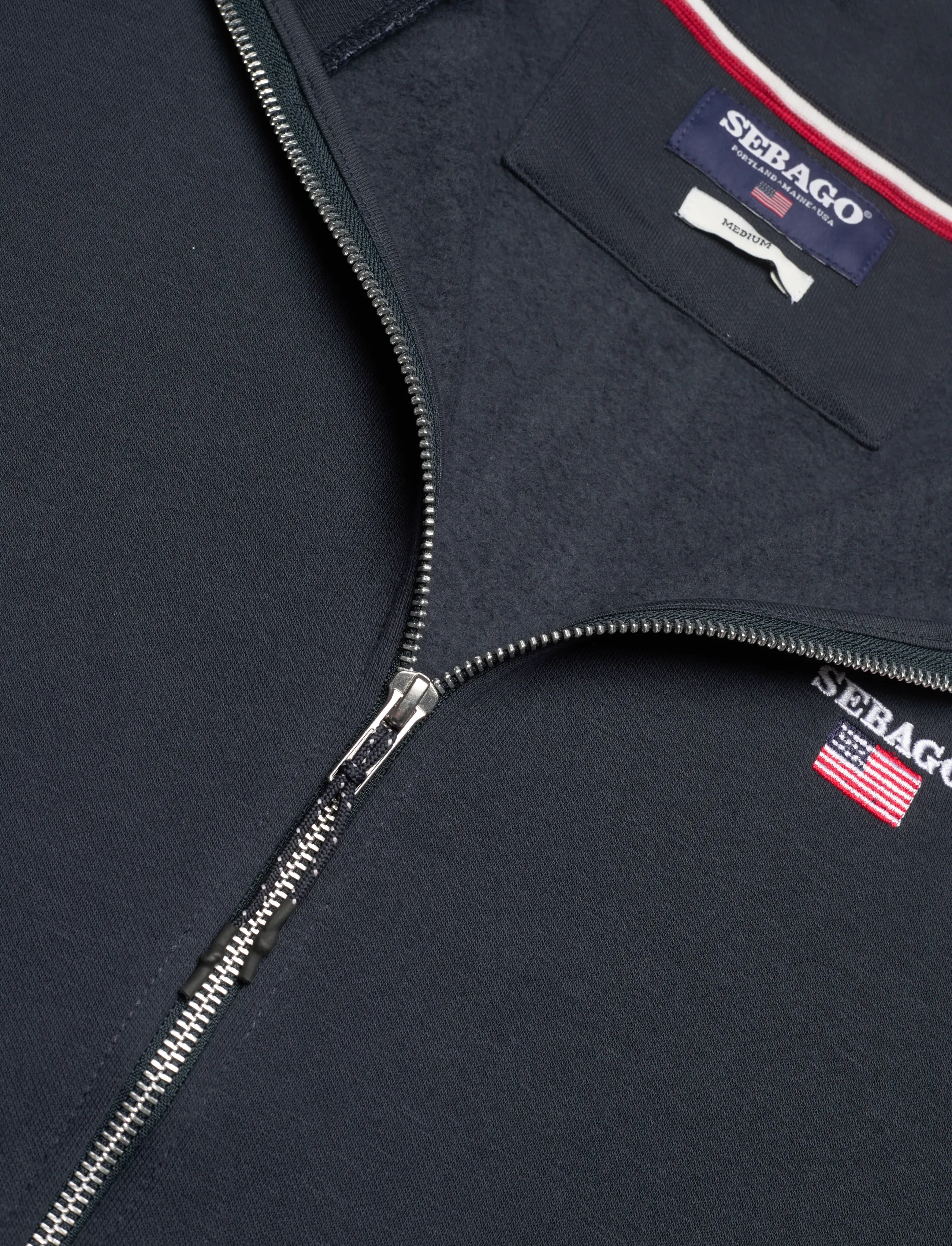 Sebago - Larry Zip Sweater - navy - 2