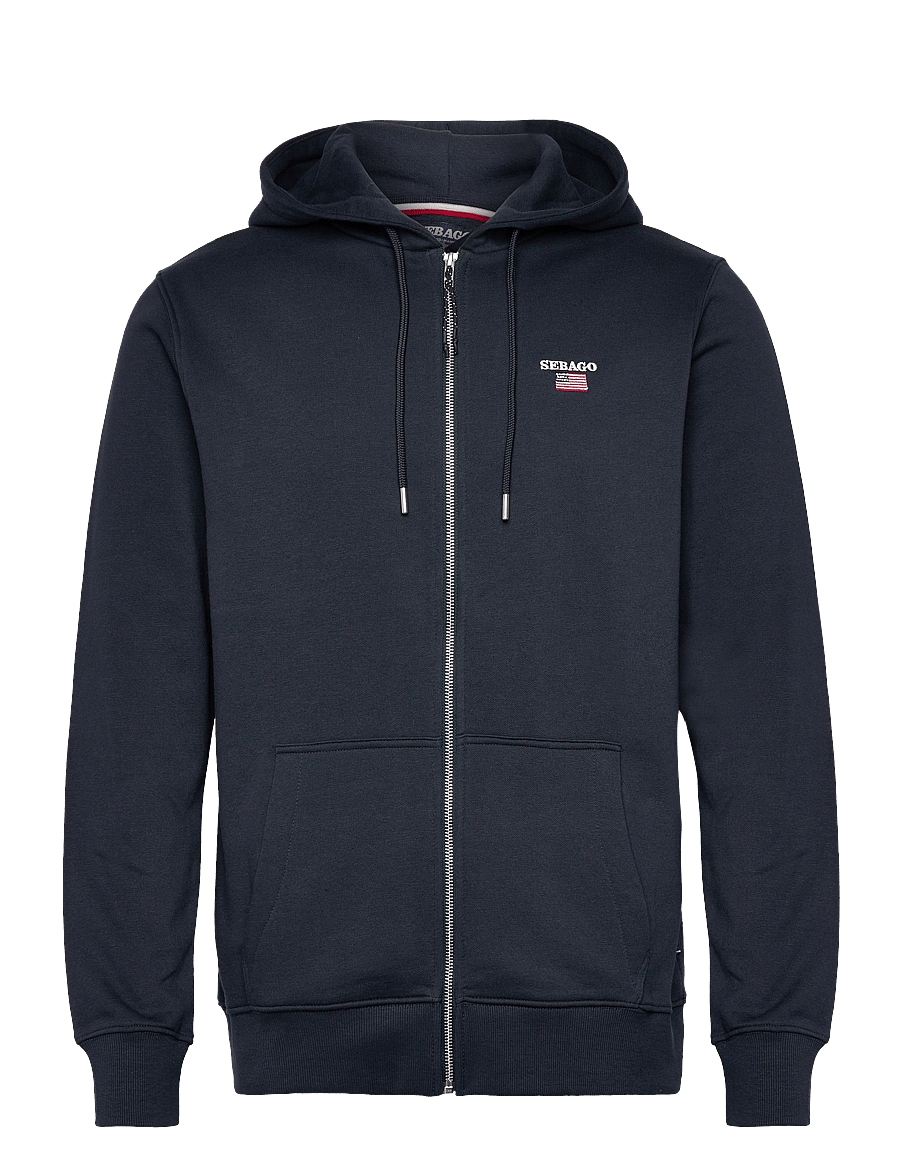 Sebago - Liam Zip Hood - kapuzenpullover - navy - 0