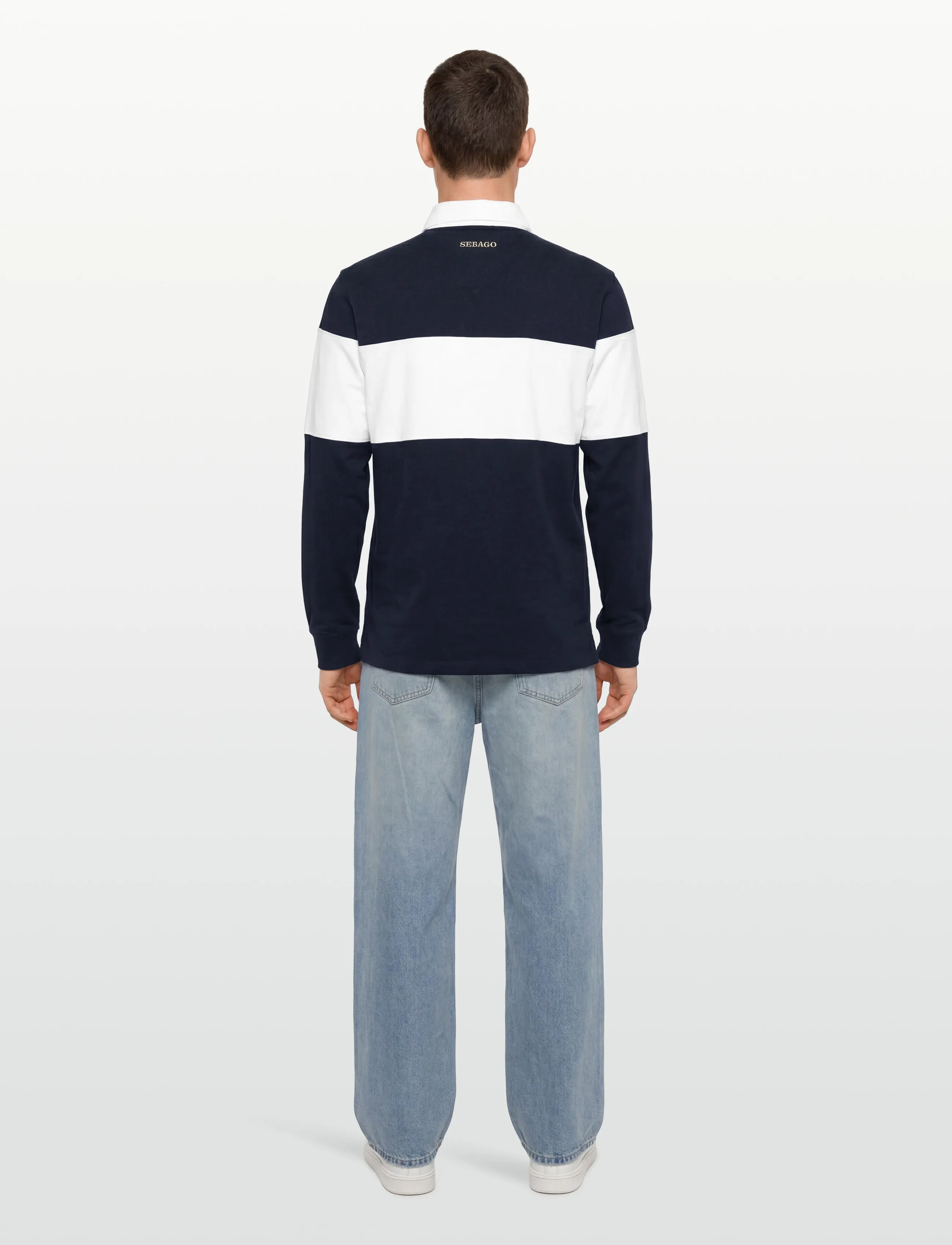 Sebago - Block Rugger - långärmade pikéer - navy - 4