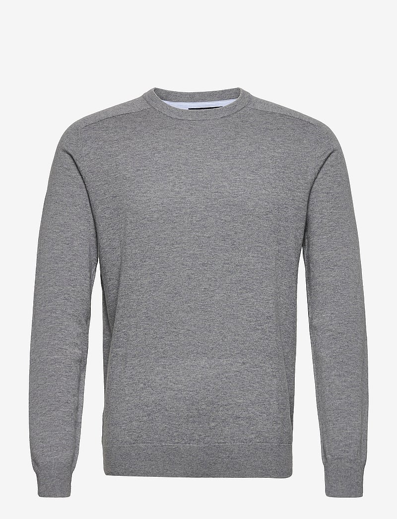 Sebago - Merino Crew Knit - rundhals - grey melange - 0