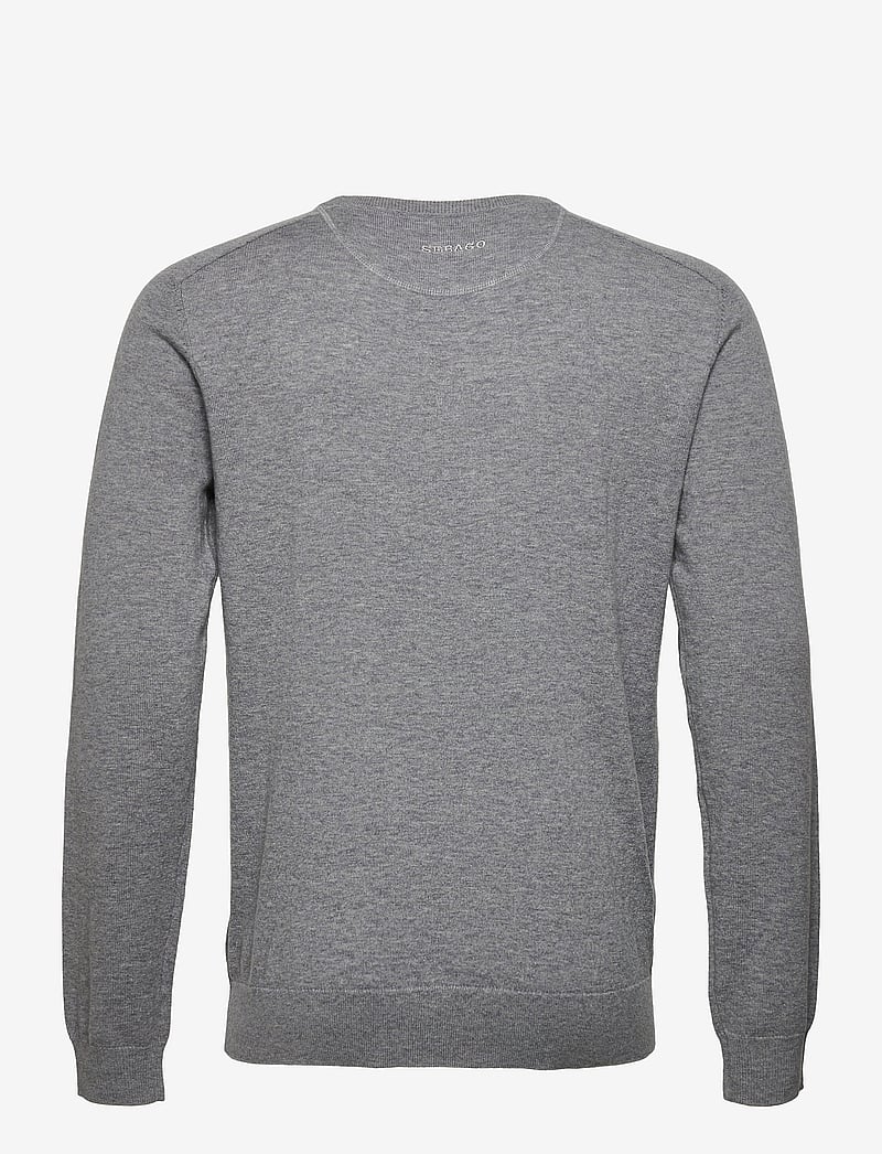 Sebago - Merino Crew Knit - rundhals - grey melange - 1
