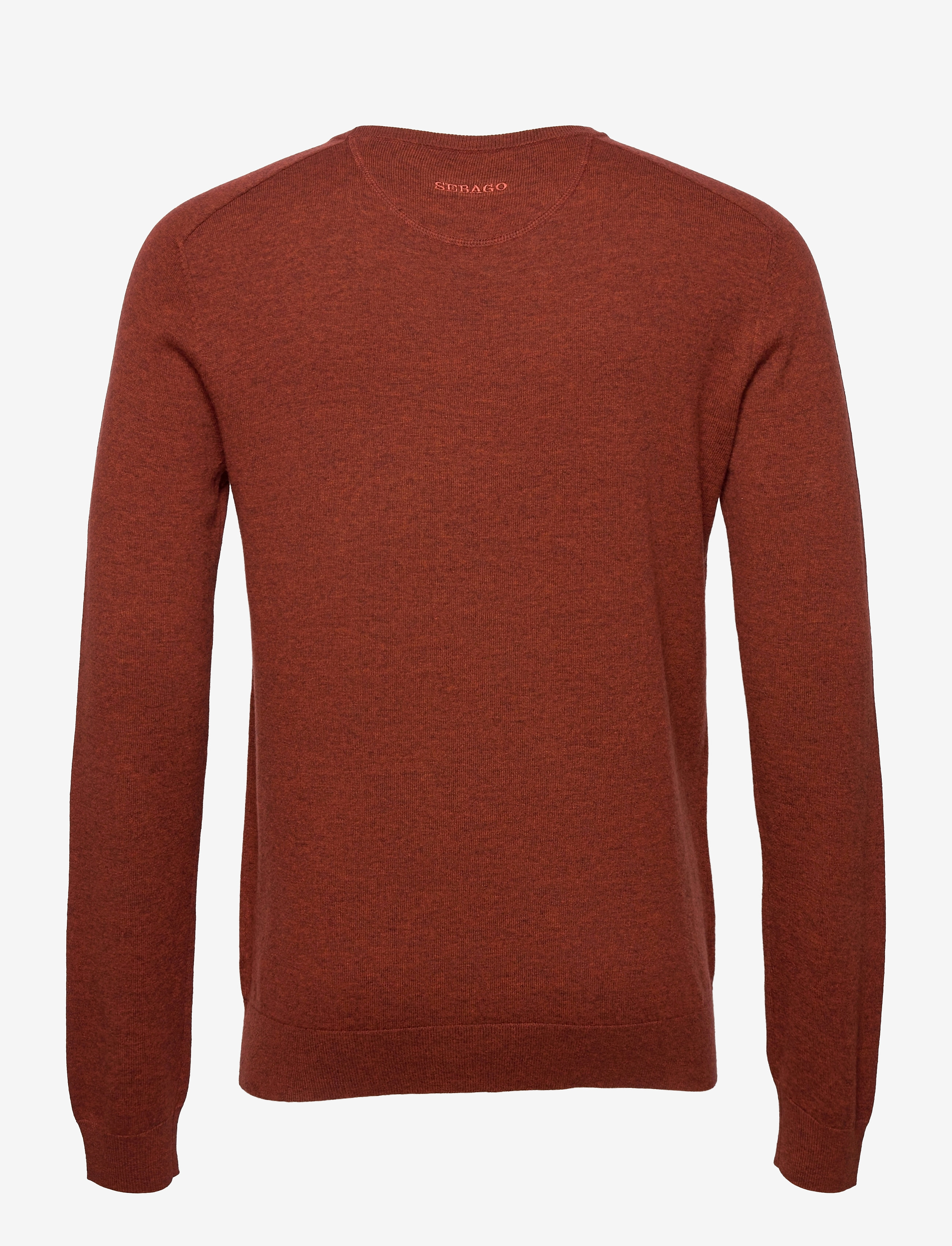 Sebago - Merino Crew Knit - rundhals - rust - 1