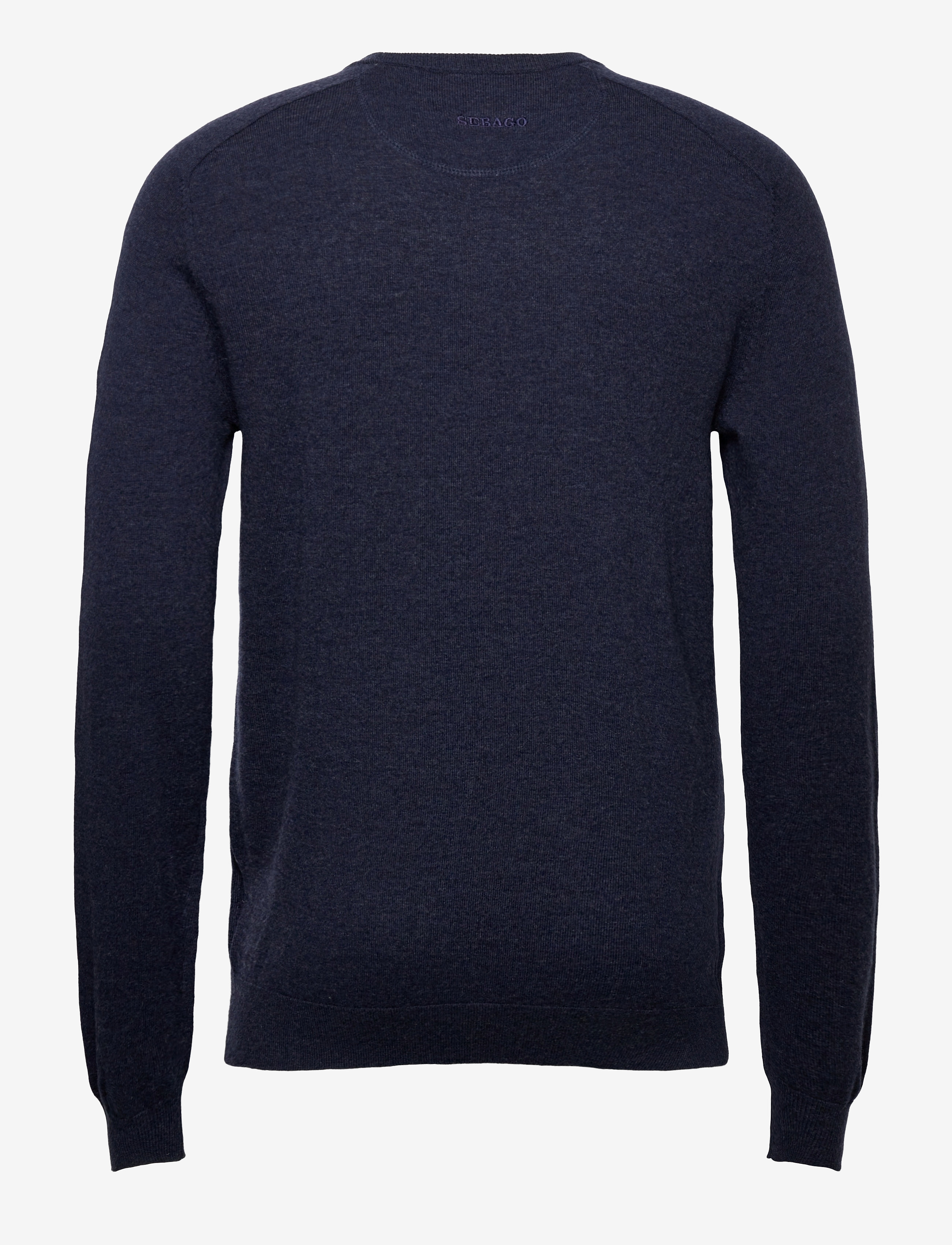 Sebago - Merino Crew Knit - trøjer - steel blue melange - 1