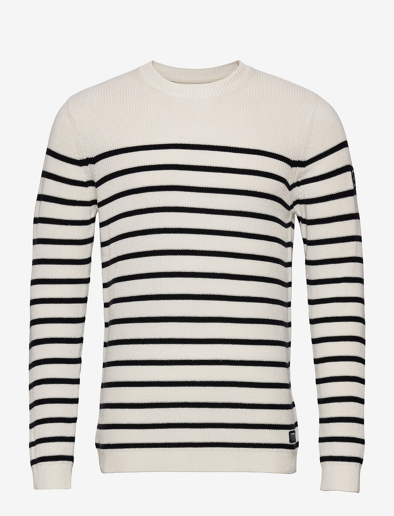 Sailor Knitted Crew - WHITE/NAVY