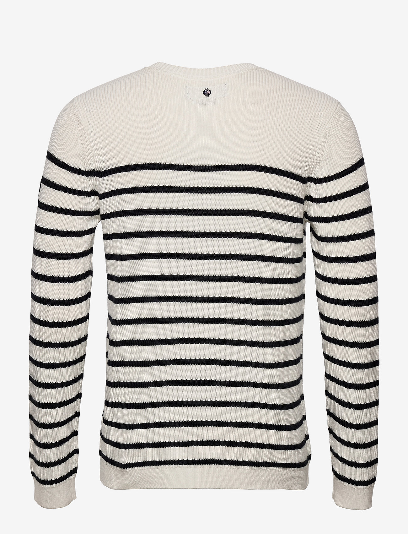 Sebago - Sailor Knitted Crew - white/navy - 1