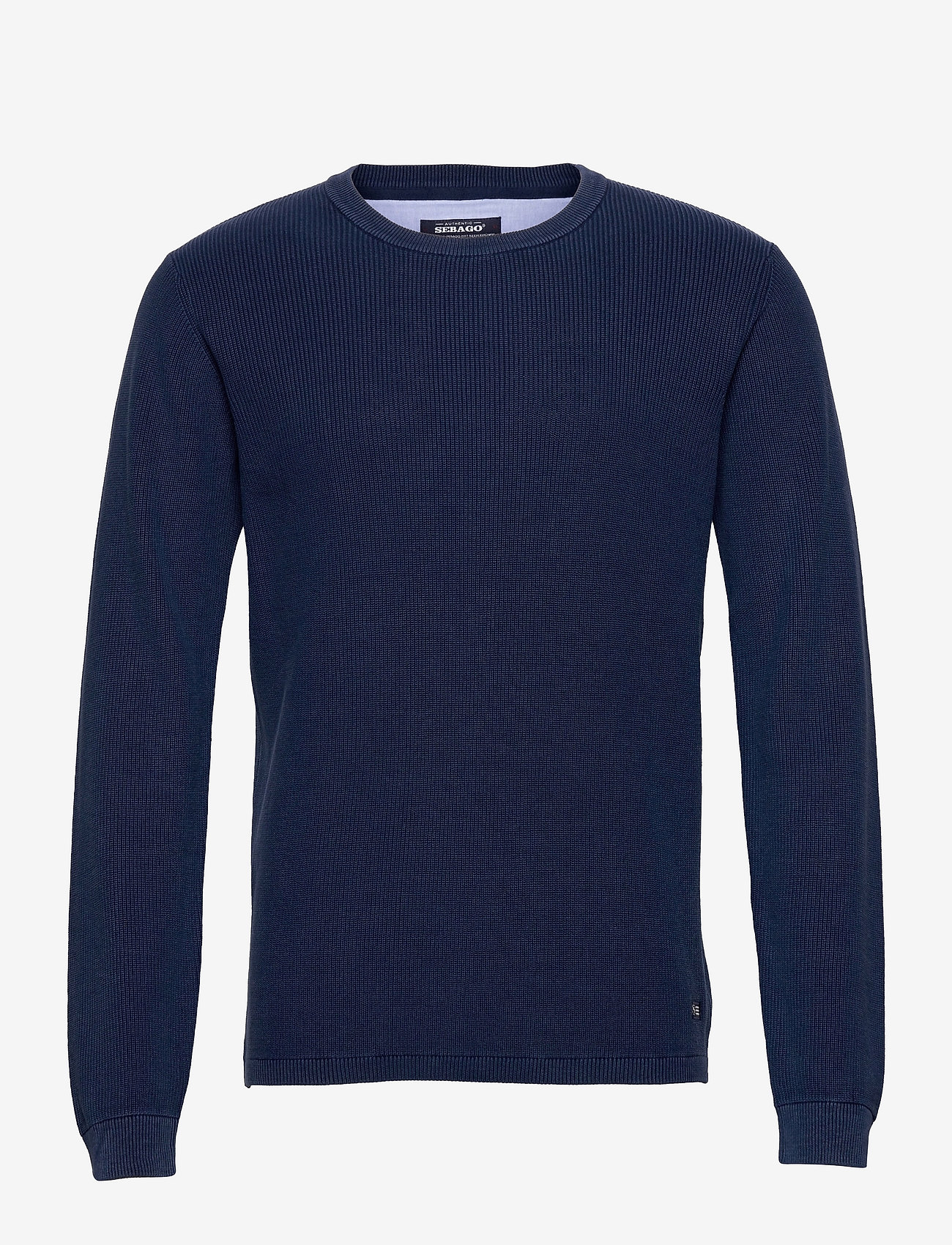Sebago - Indigo Knitted Crew - indigo blue - 0