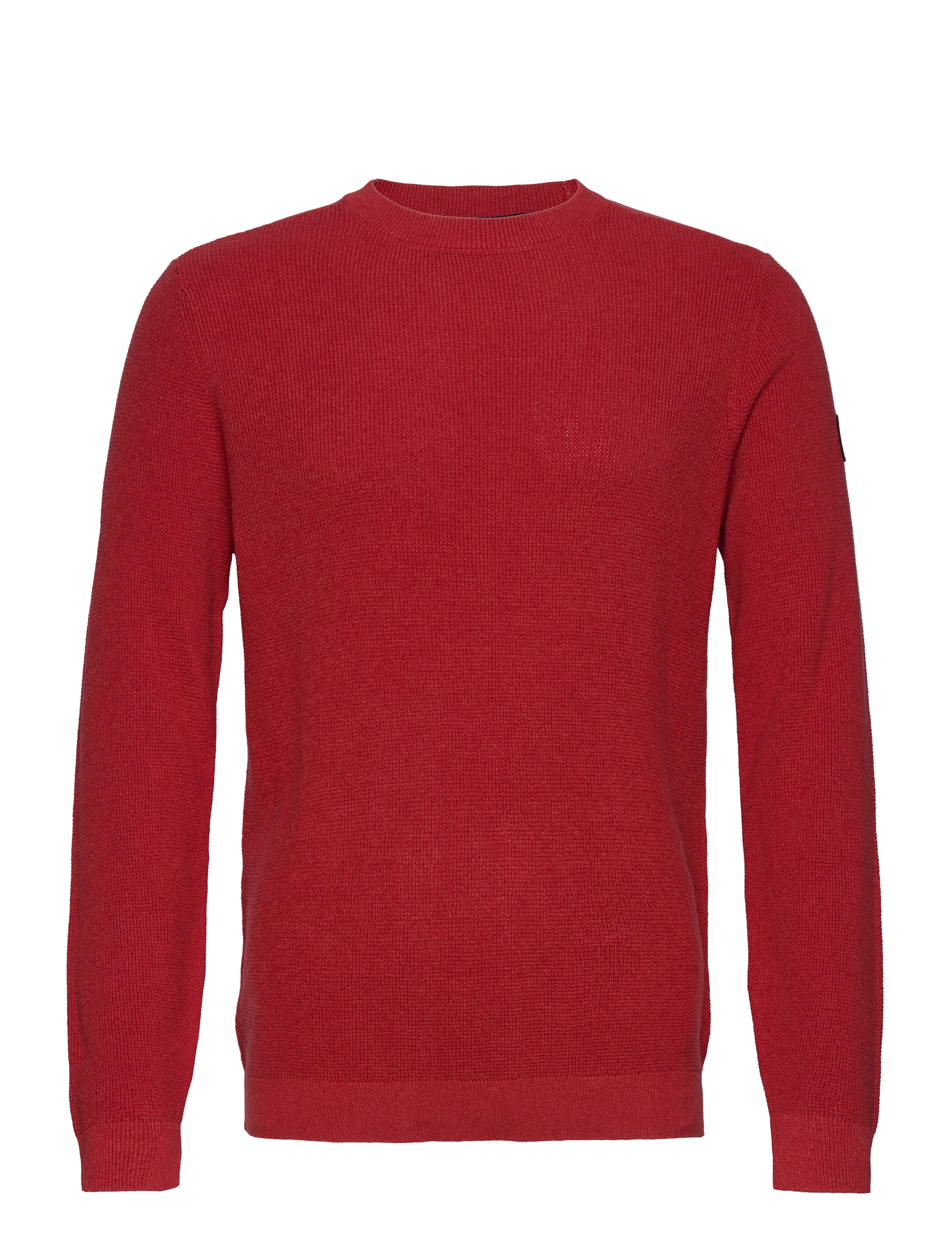 Structured Cotton Crew - RUST