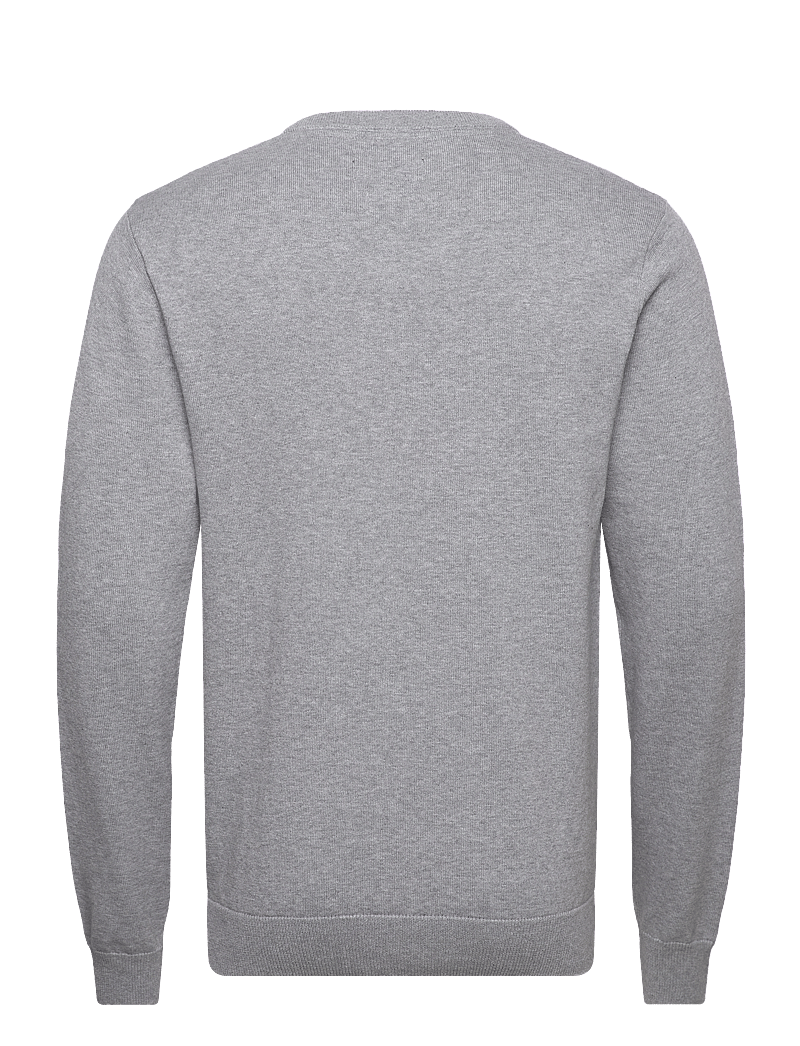 Sebago - Viktor Cotton V-Neck - v-ausschnitt - grey melange - 1