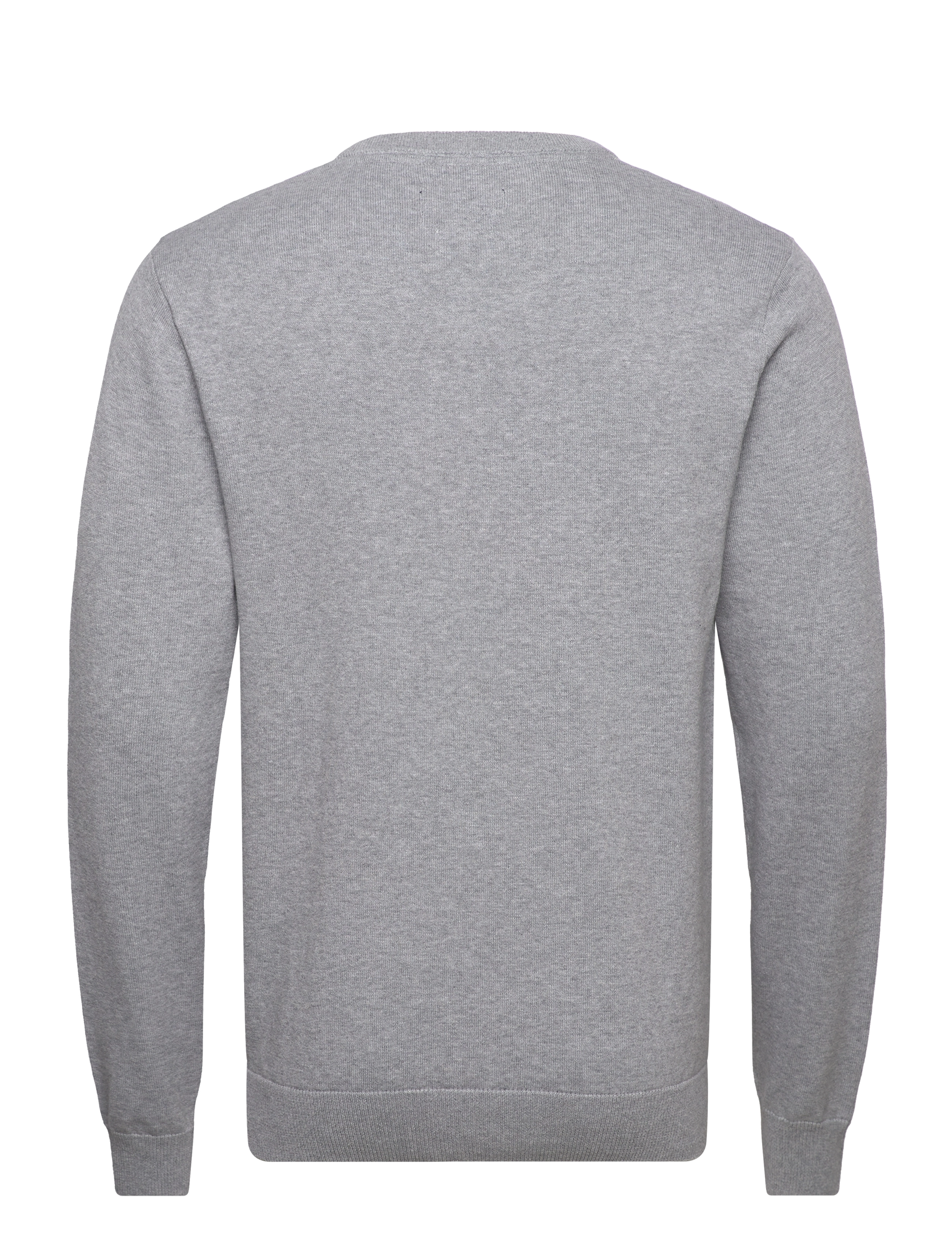 Sebago - Viktor Cotton V-Neck - basic-strickmode - grey melange - 1