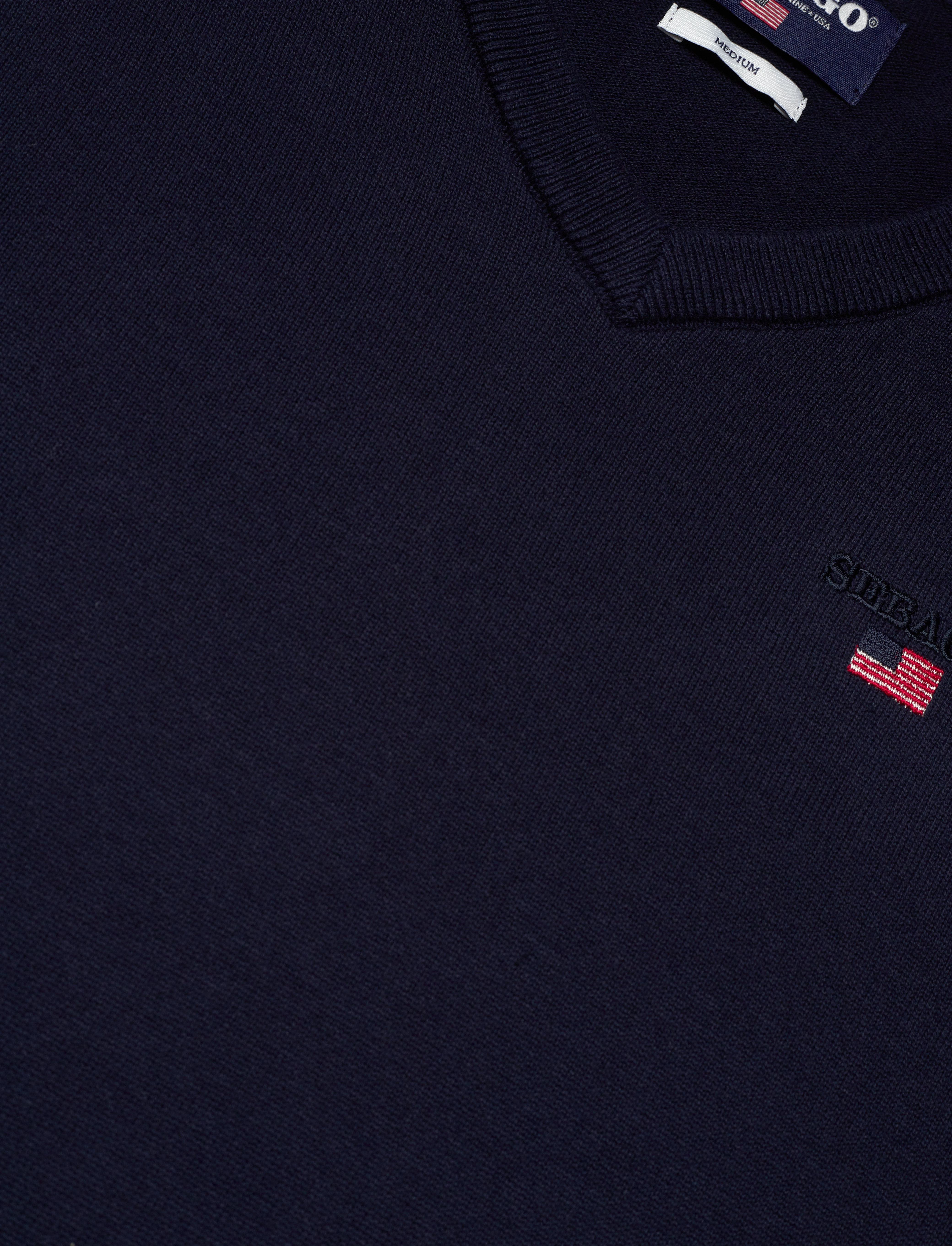 Sebago - Viktor Cotton V-Neck - v-hals - navy - 2