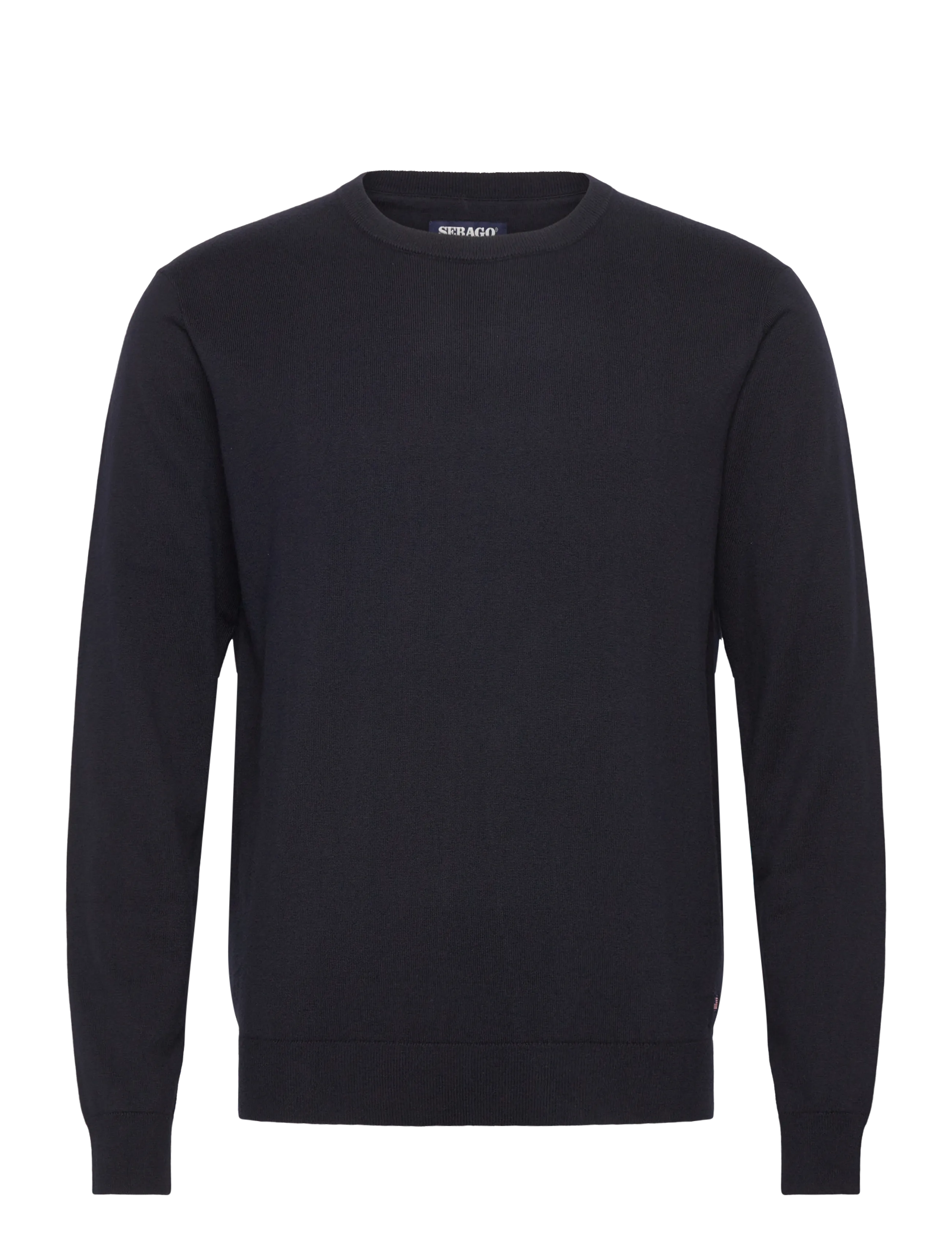 Sebago Cotton Cashmere Crew Knit - Strickmode - DARK NAVY / navy