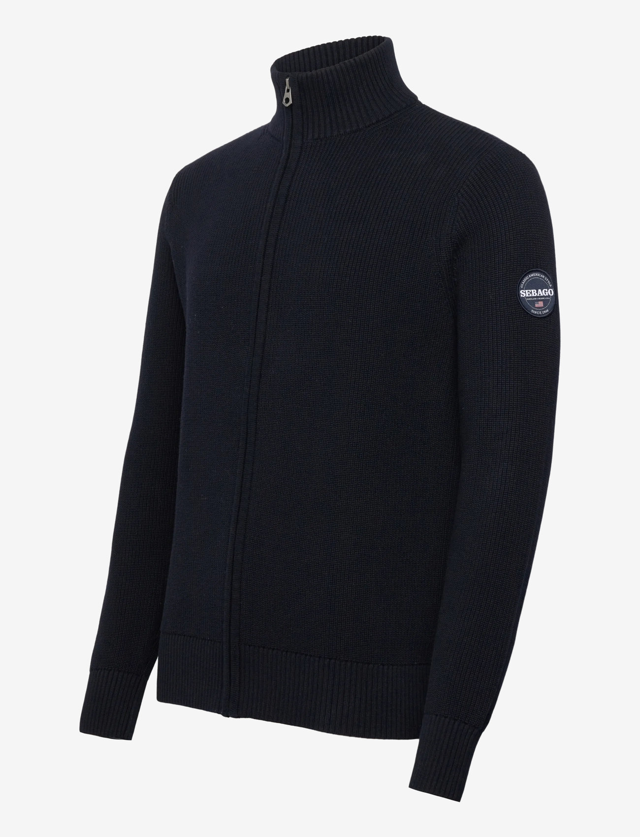 Sebago - Hugo Zip Cardigan - fullzip strik - navy - 2