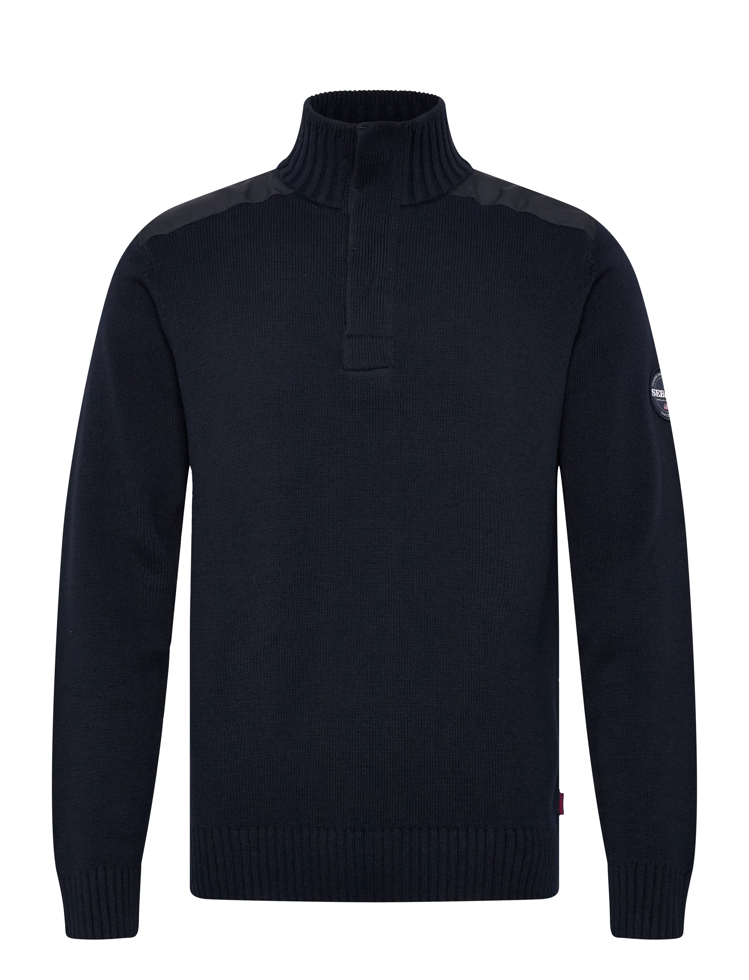 Sebago Buck Knitted Sweater - Spring Wardrobe - NAVY / navy