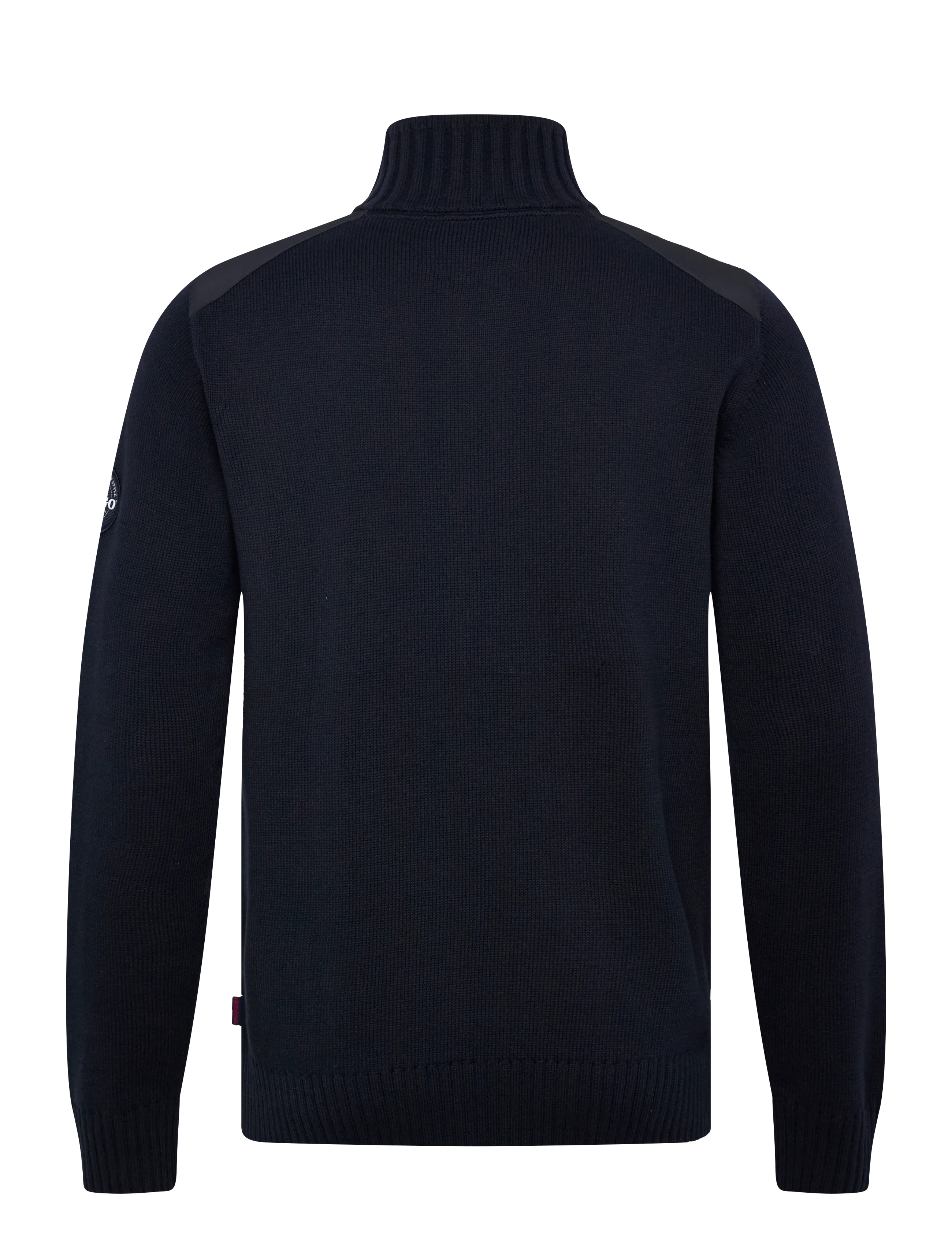 Sebago - Buck Knitted Sweater - pullover mit halbem reißverschluss - navy - 1
