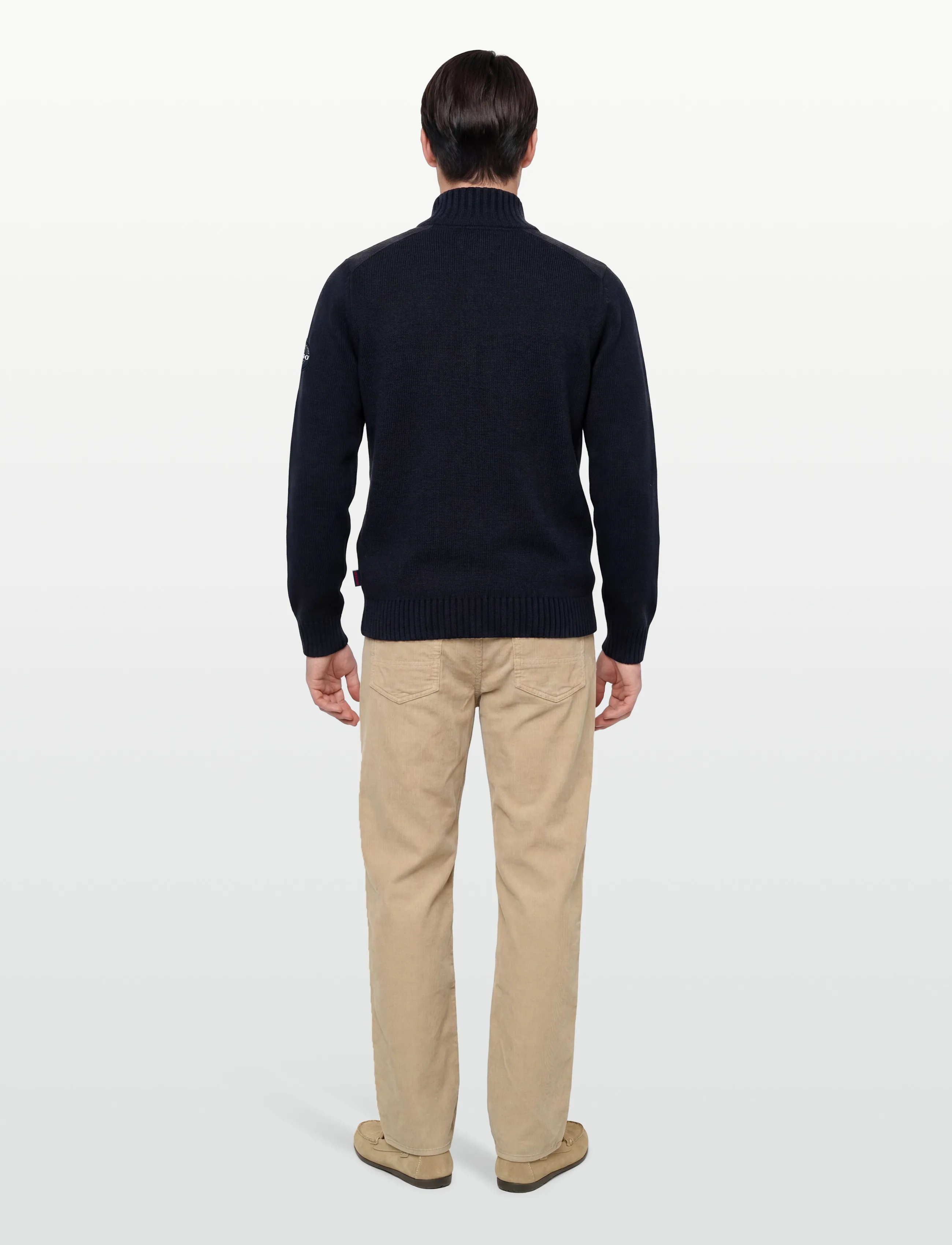 Sebago - Buck Knitted Sweater - män - navy - 4