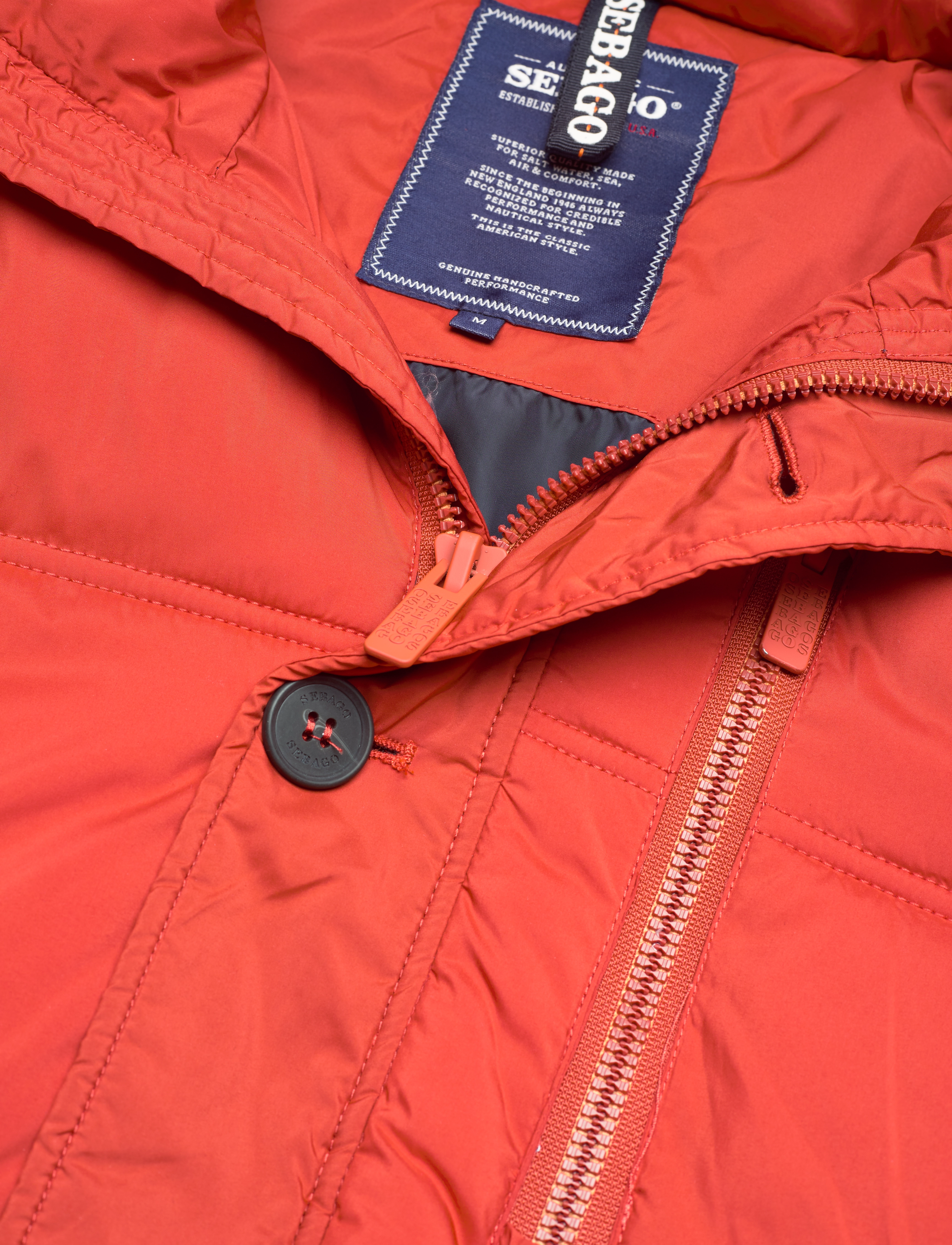 Sebago - Puffer Jacket - rust - 4